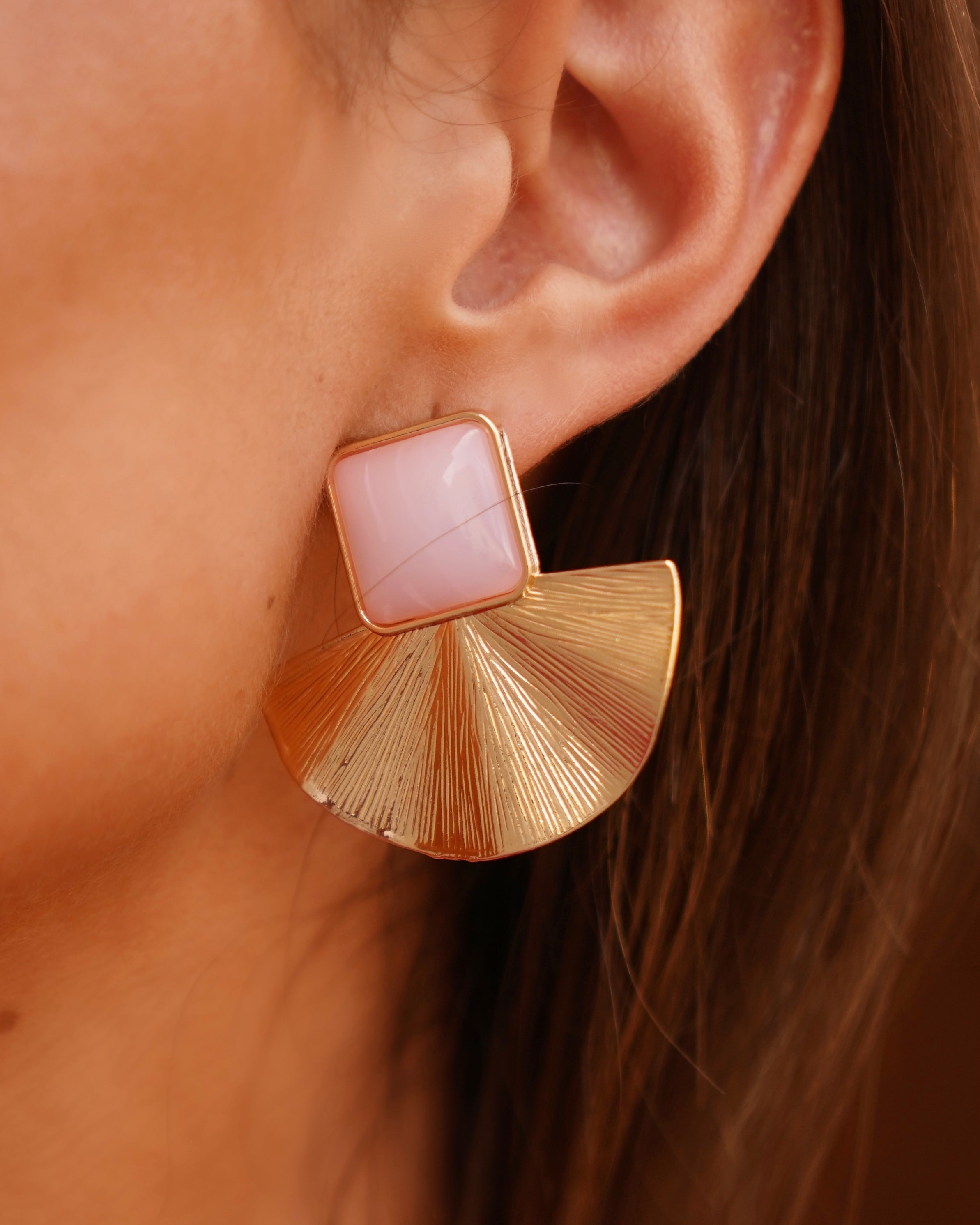 Pendientes Palmira Rosa