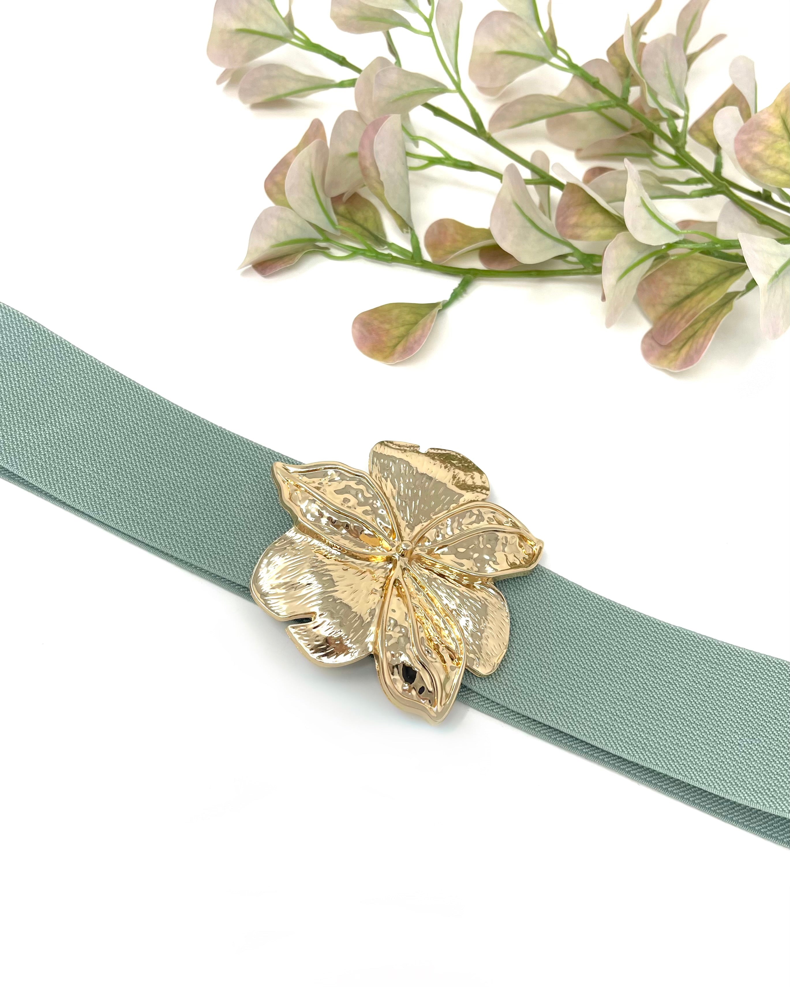 Cinturón Frigiliana verde agua