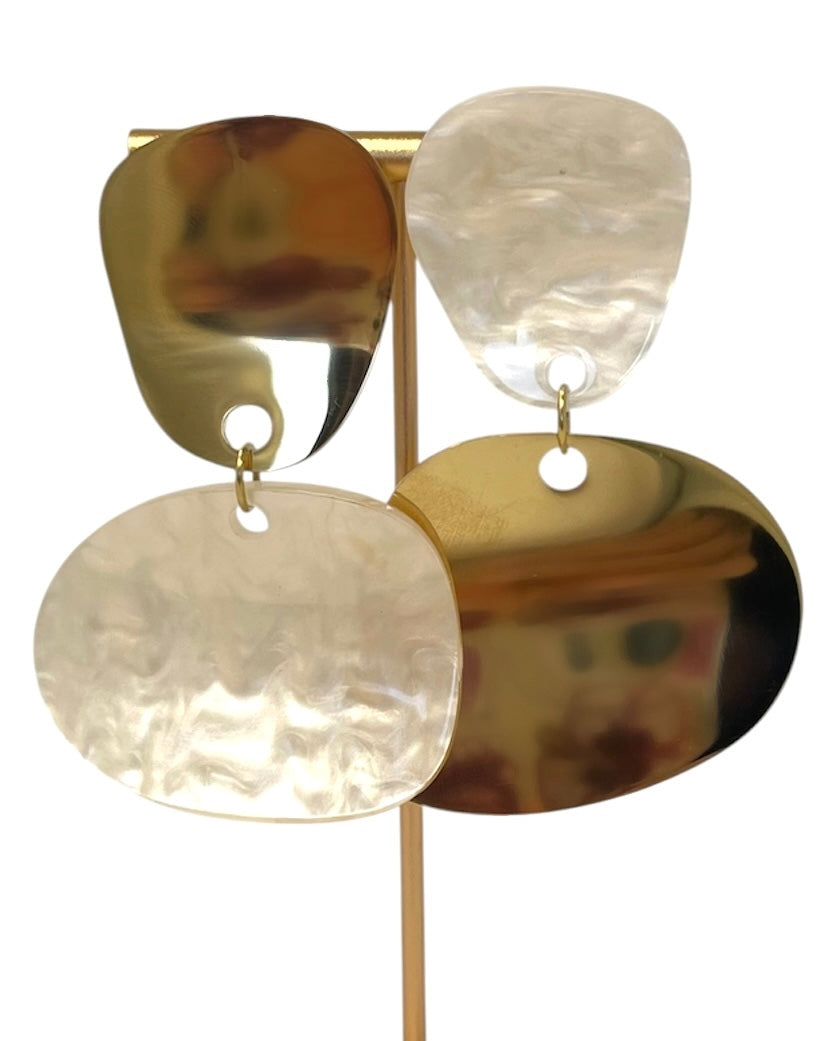 Pendientes Alana Beige