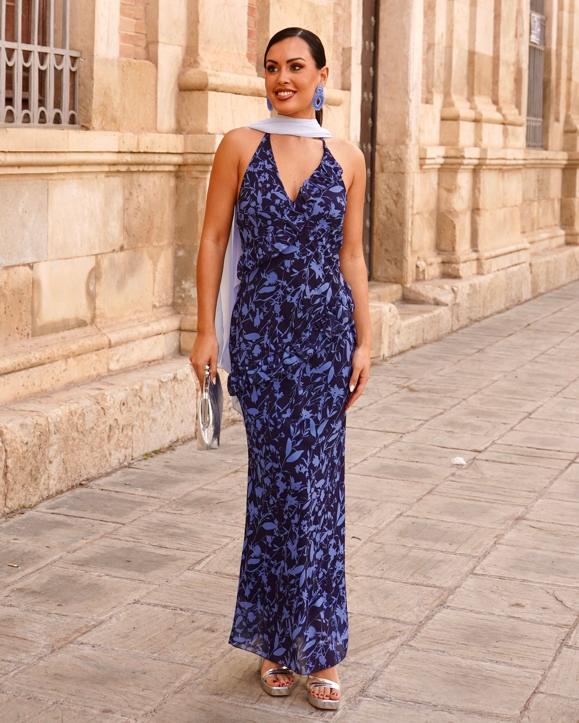 Vestido Chantal Azul