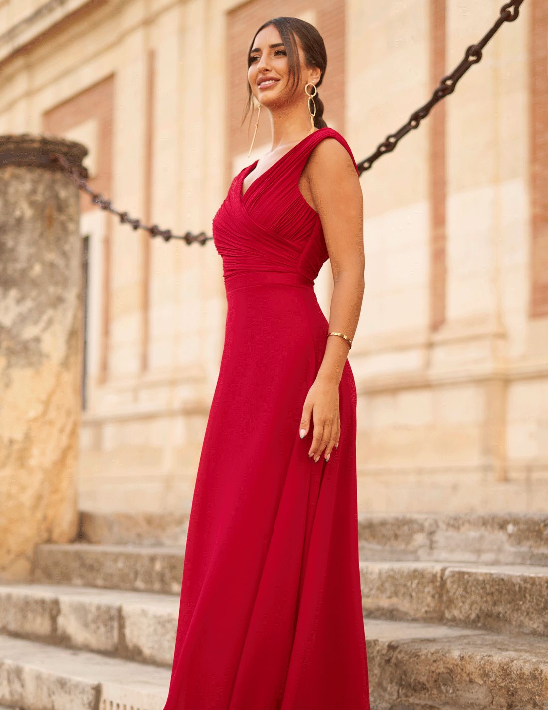 Vestido Leonora Rojo