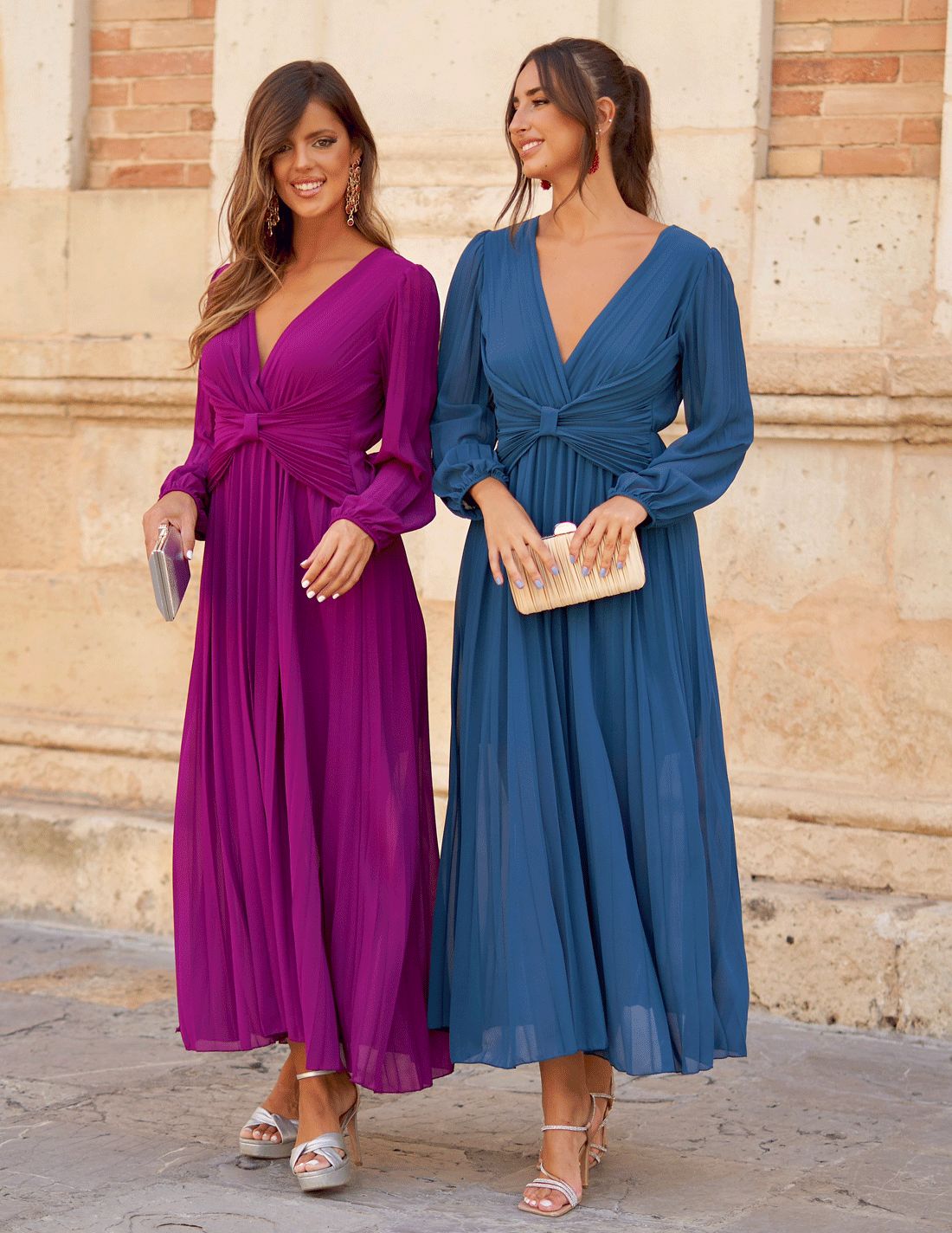 Vestido Amelia Azulado