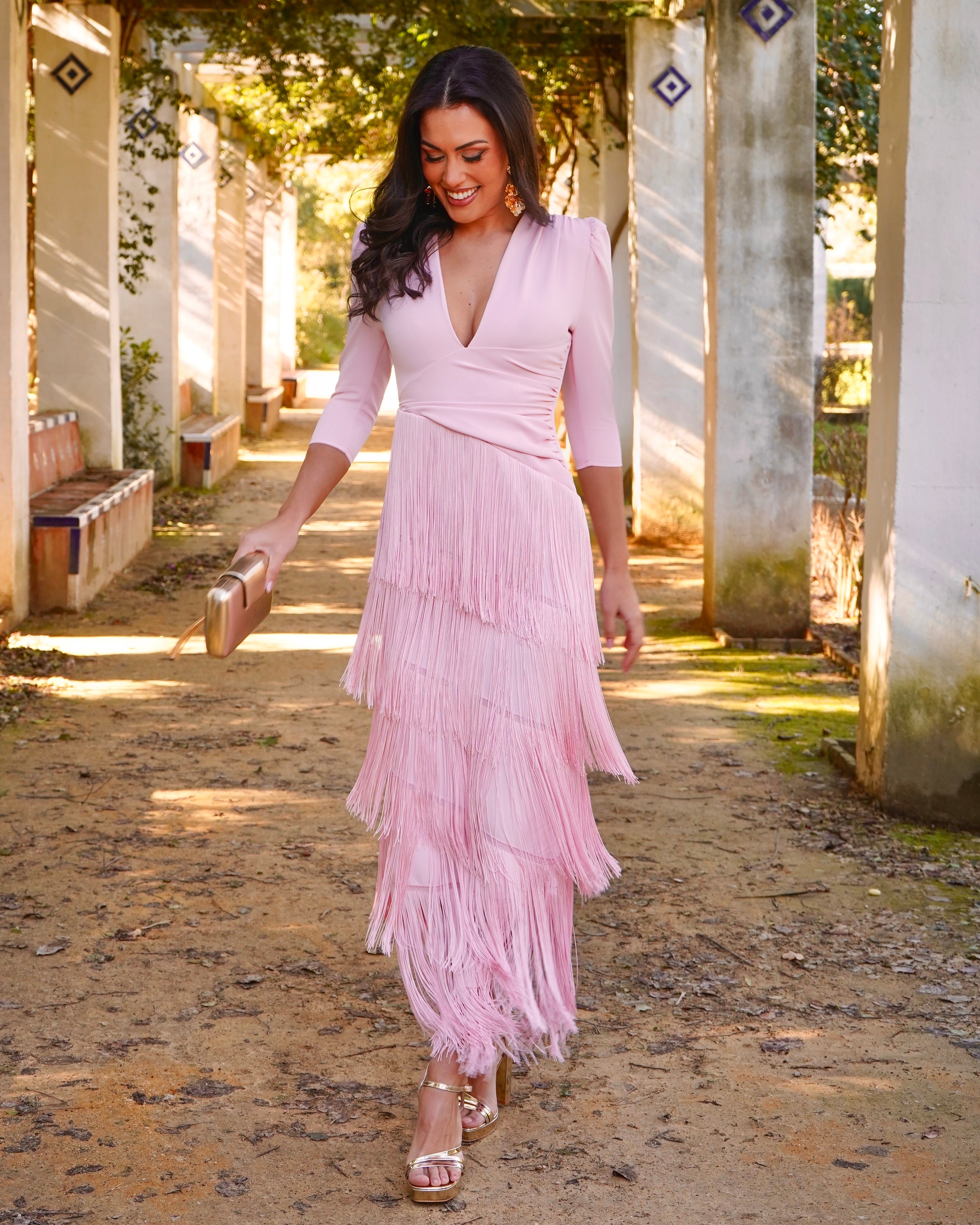 Vestido Cartuja Rosa