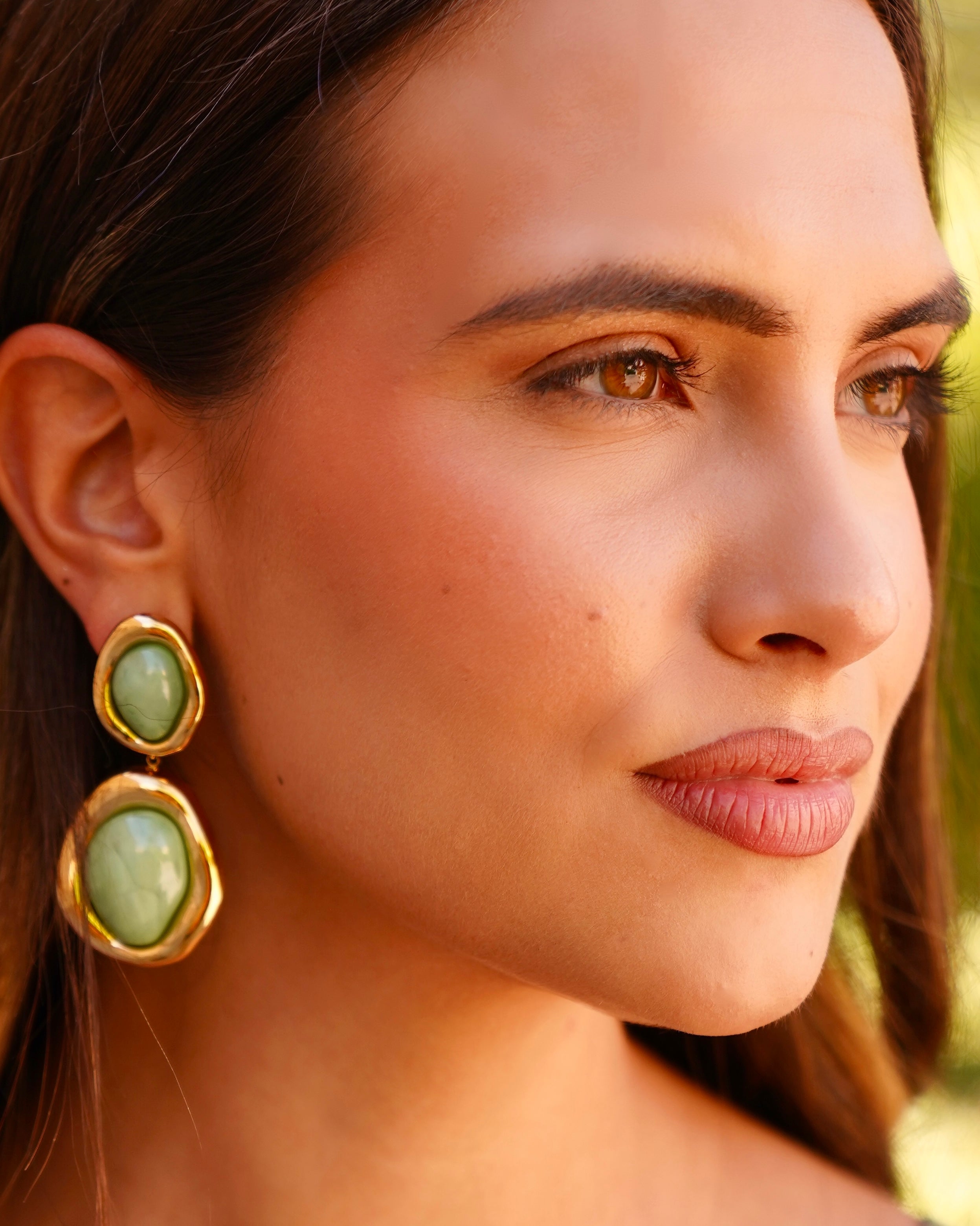 Pendientes Évora Verde