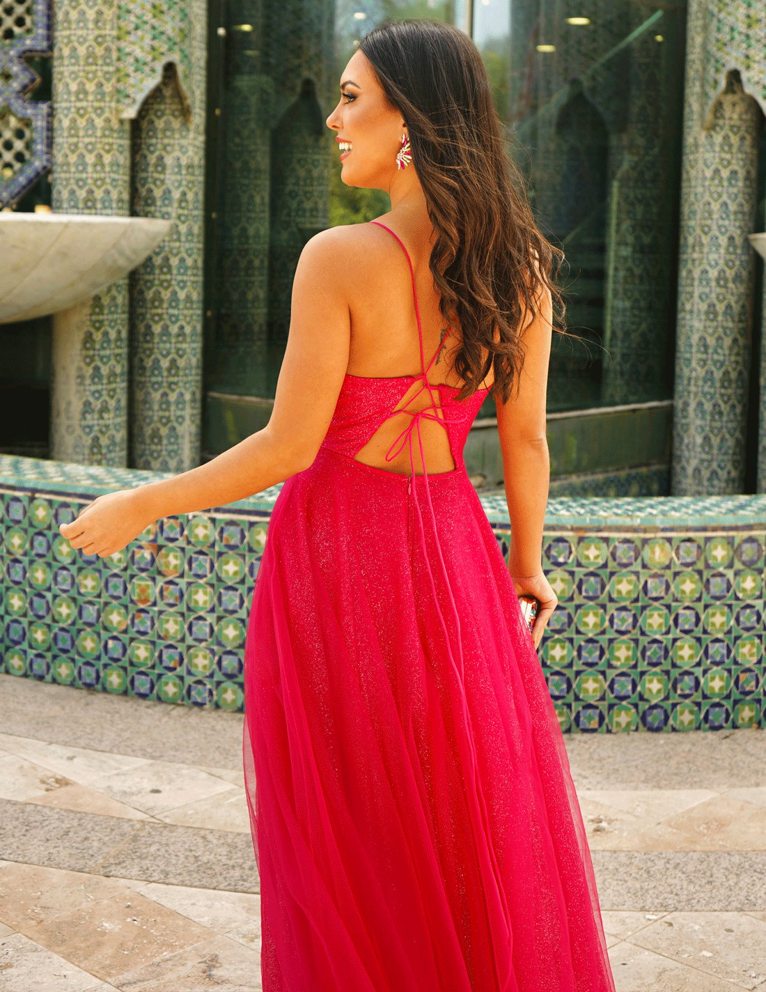 Vestido Bianca Fucsia