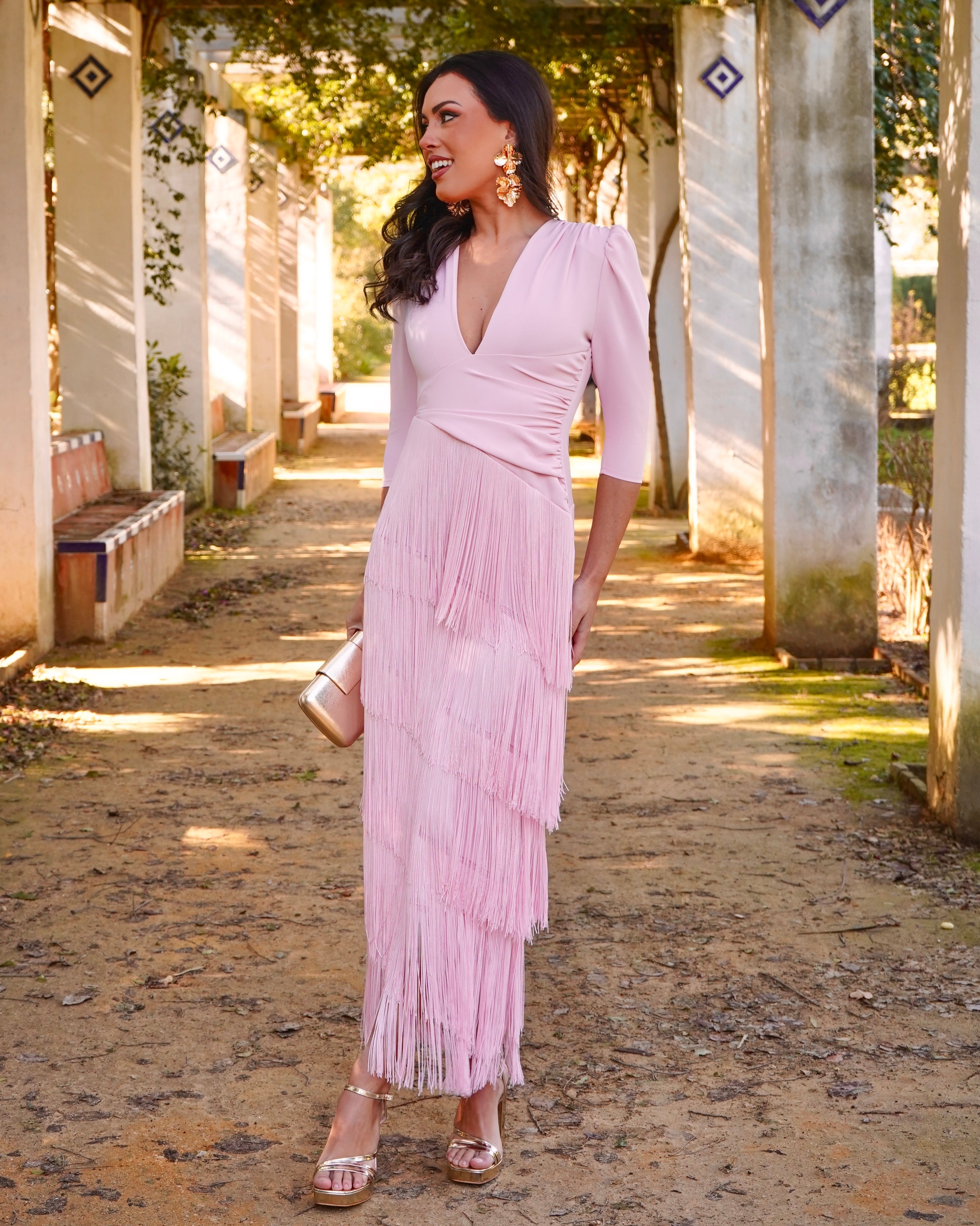 Vestido Cartuja Rosa