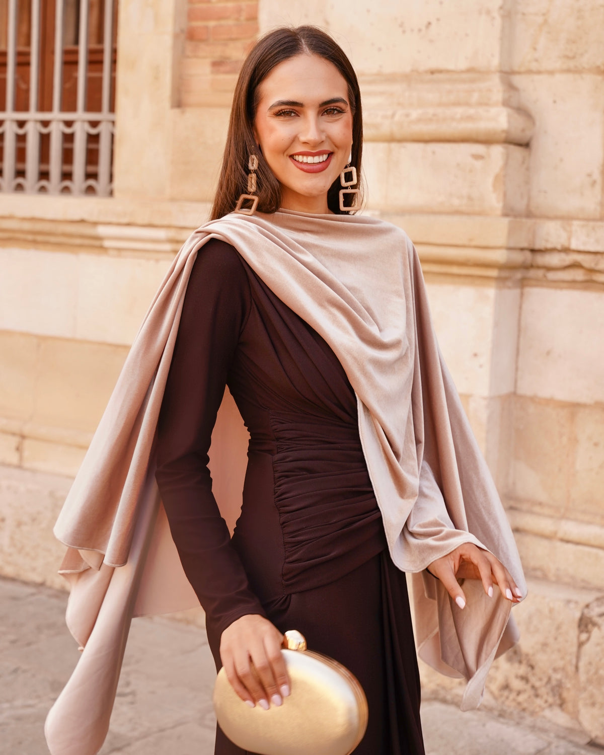 Vestido Celina Chocolate