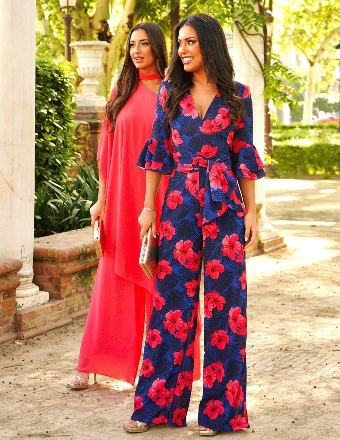 Macacão Coral Panamá