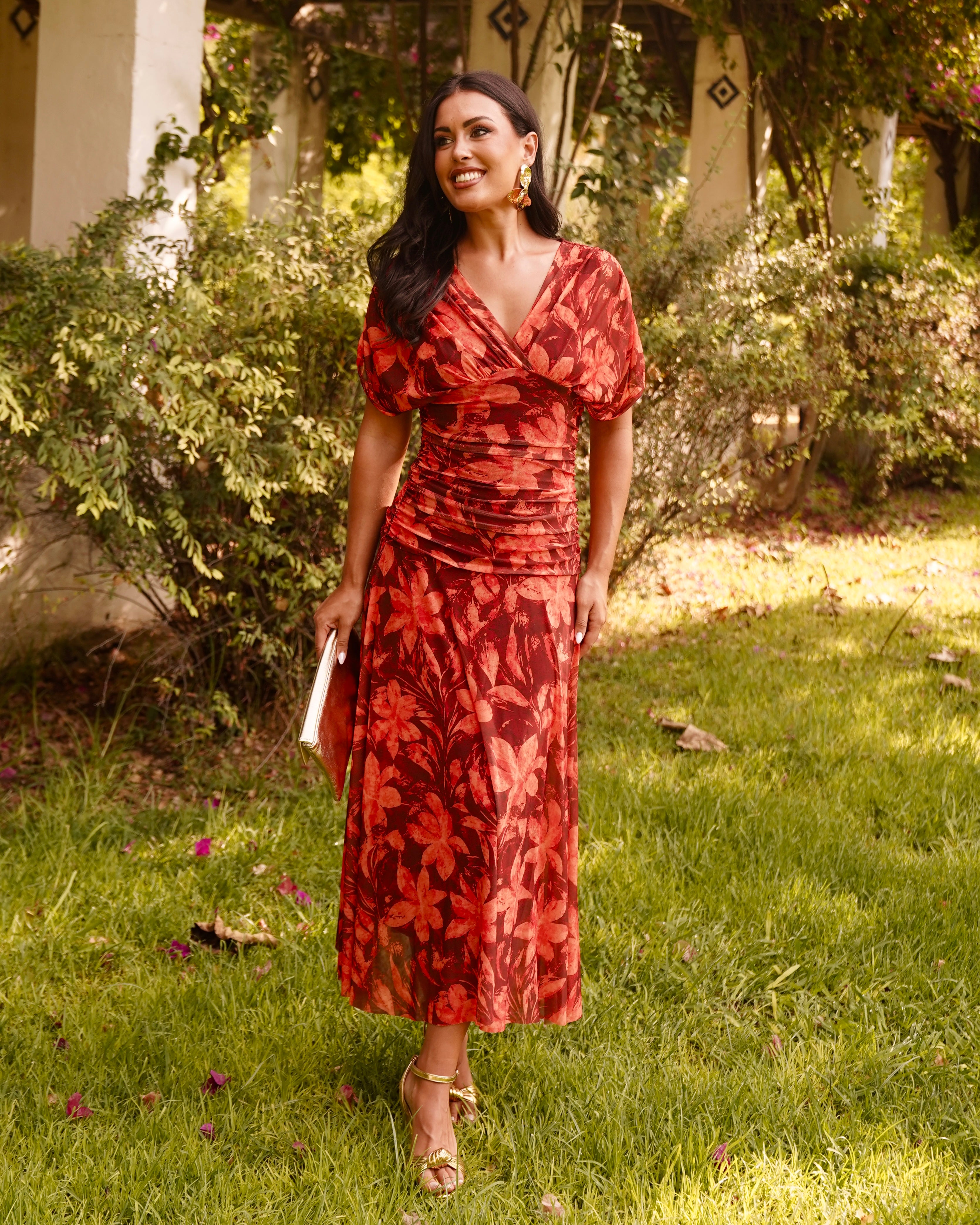 Vestido Nereida Teja