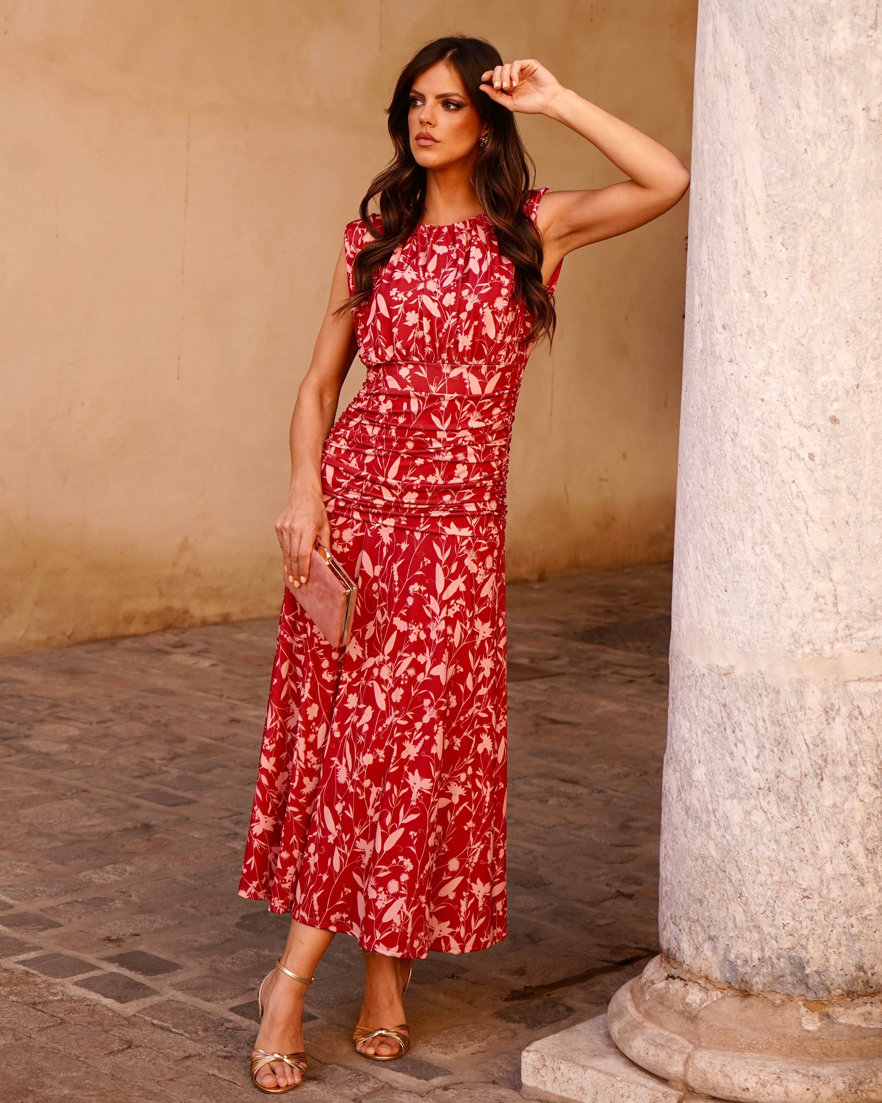 Vestido Camelia Teja