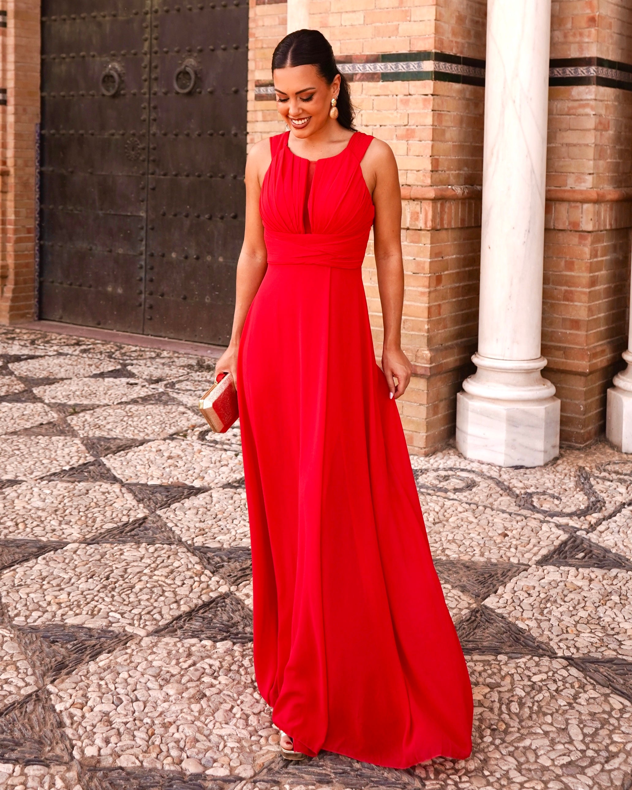 Vestido Janeth Rojo