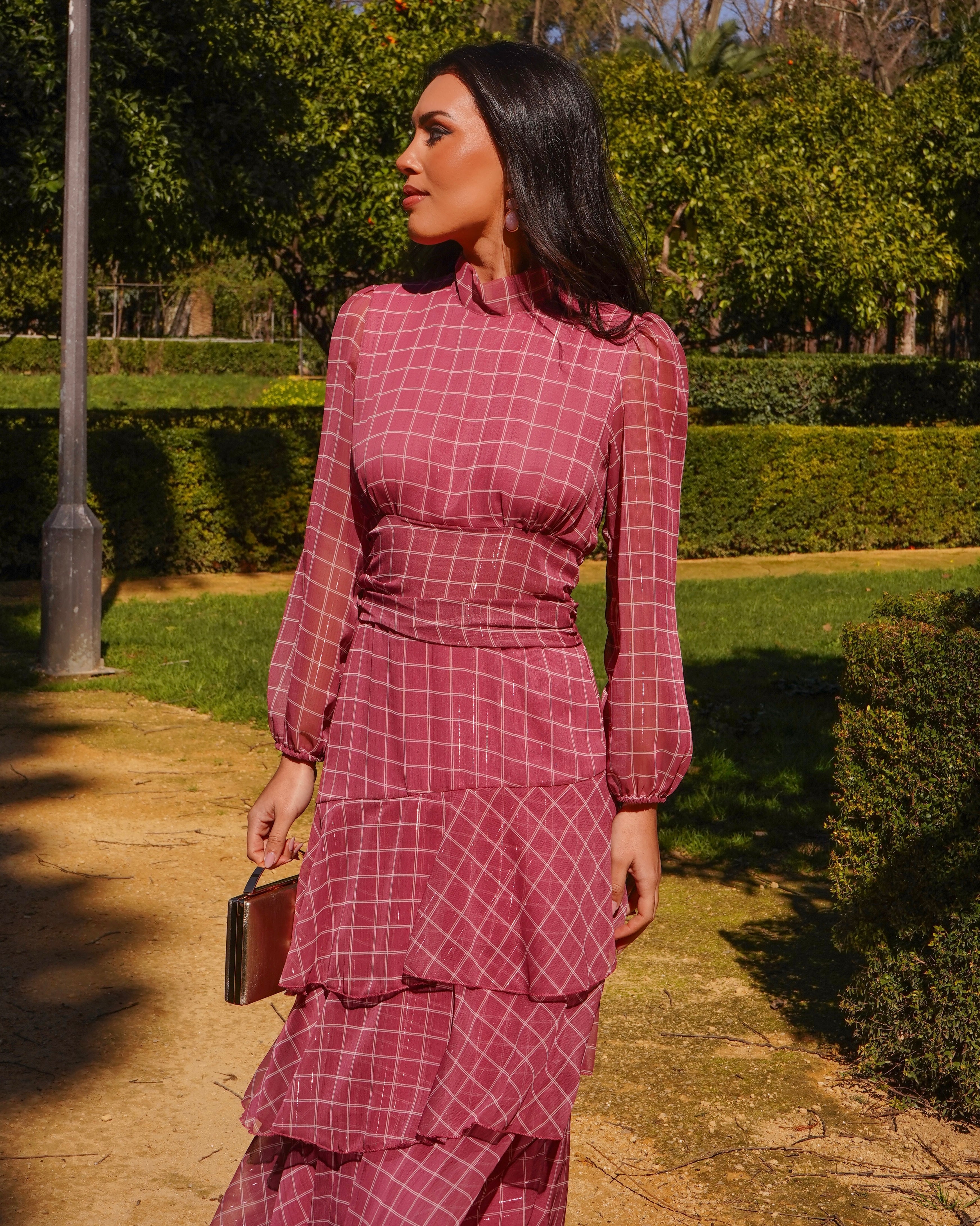 Vestido Marieta rosáceo