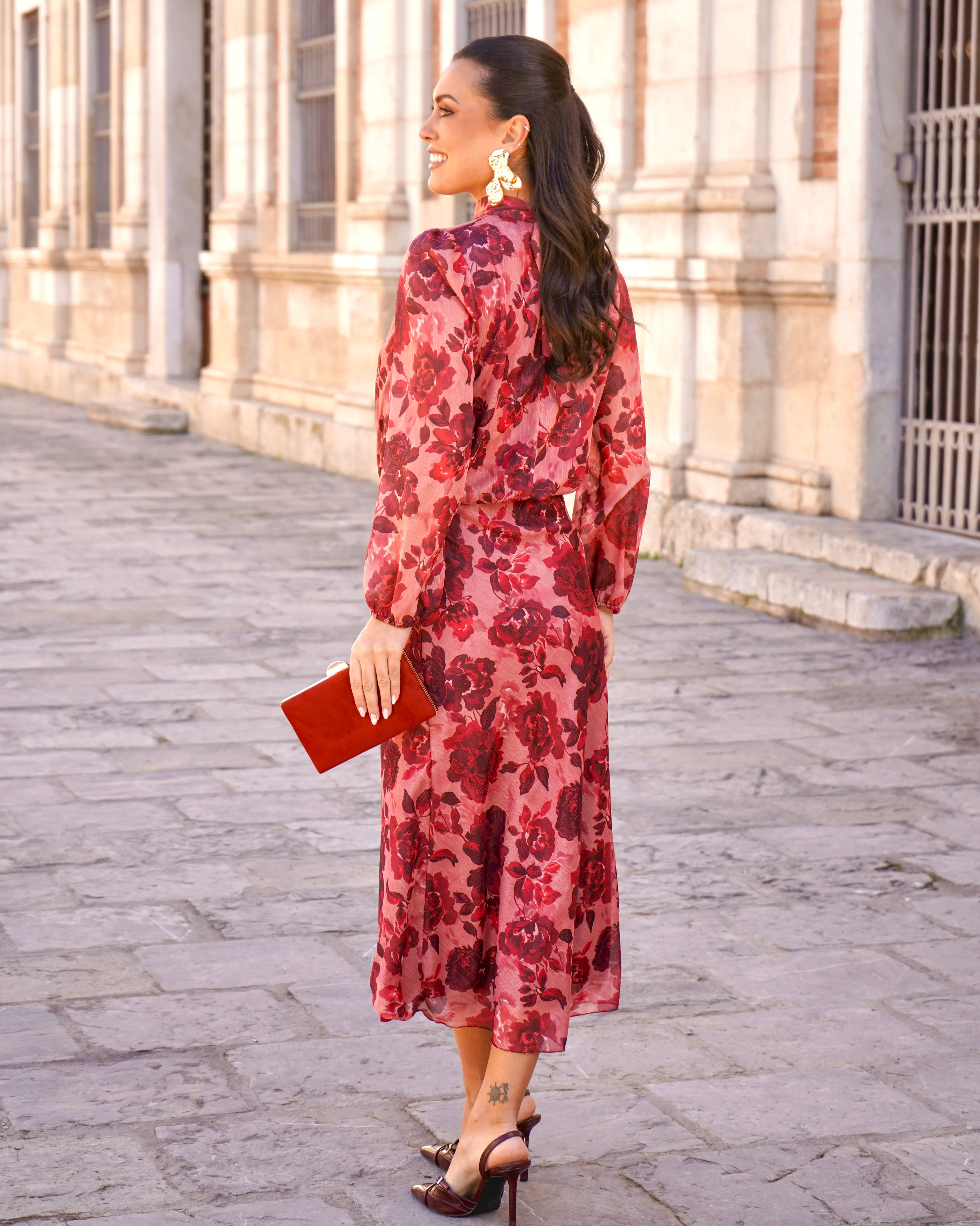 Conjunto Rosana Rojizo