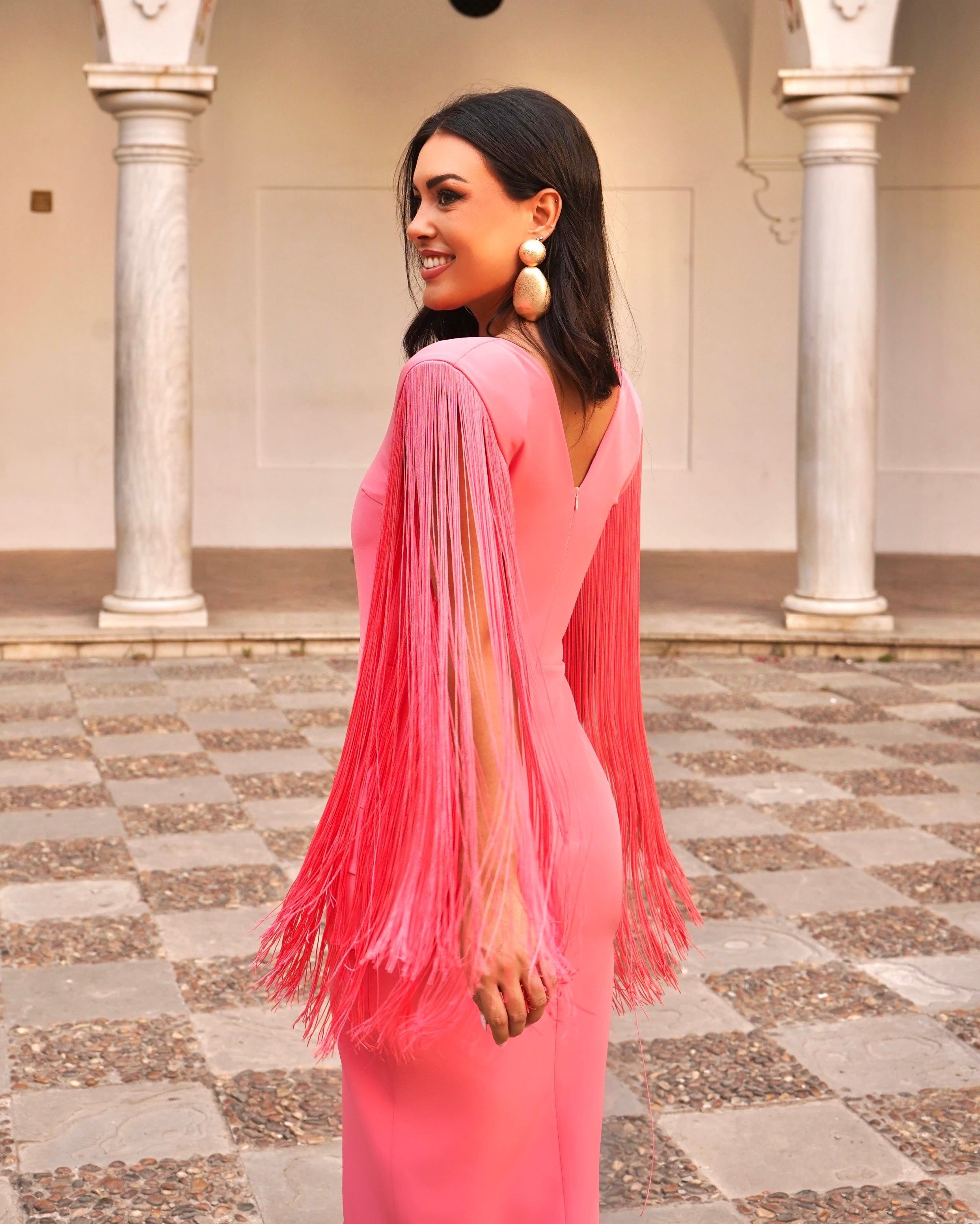 Vestido Rous Coral