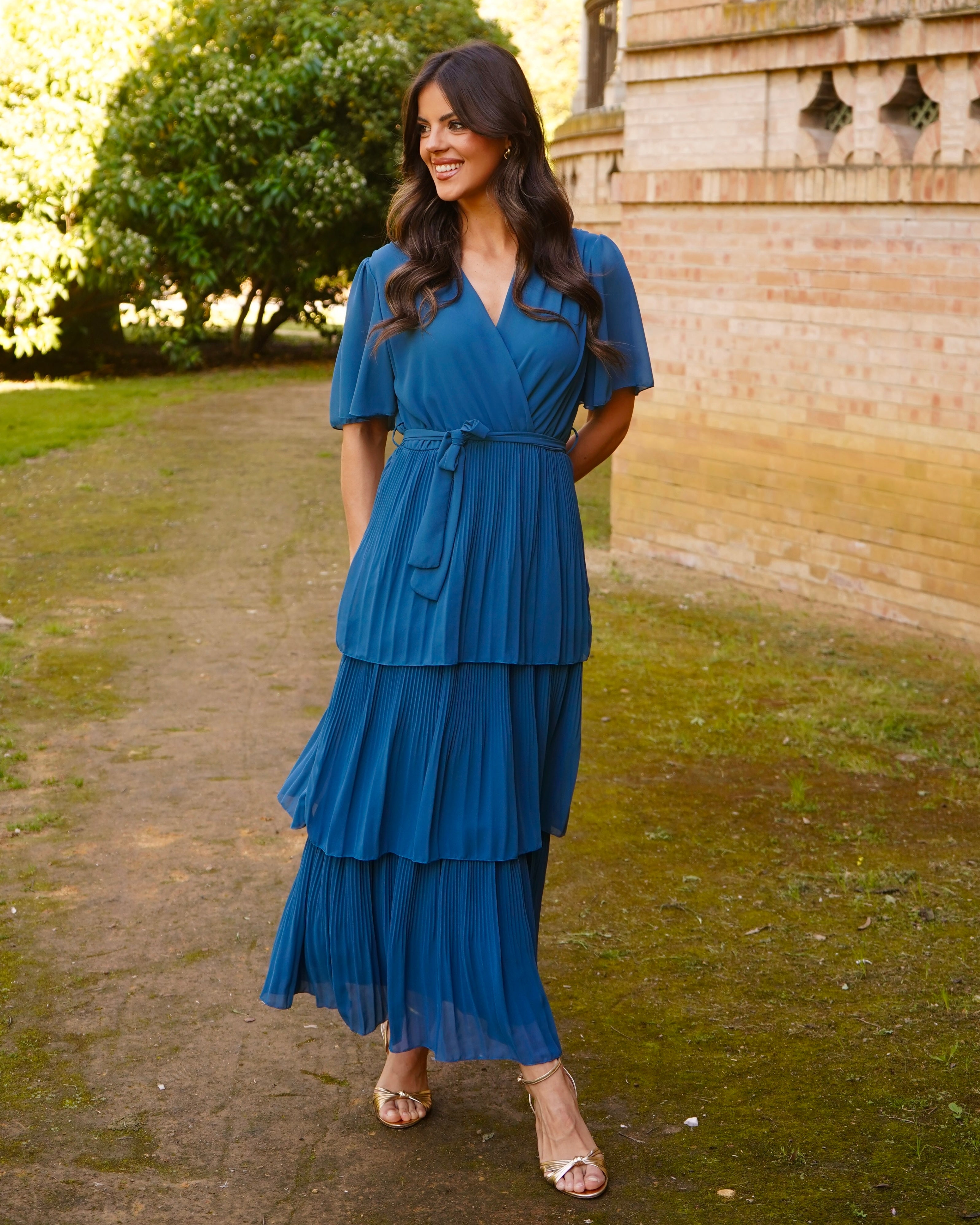 Vestido Adela Azulado