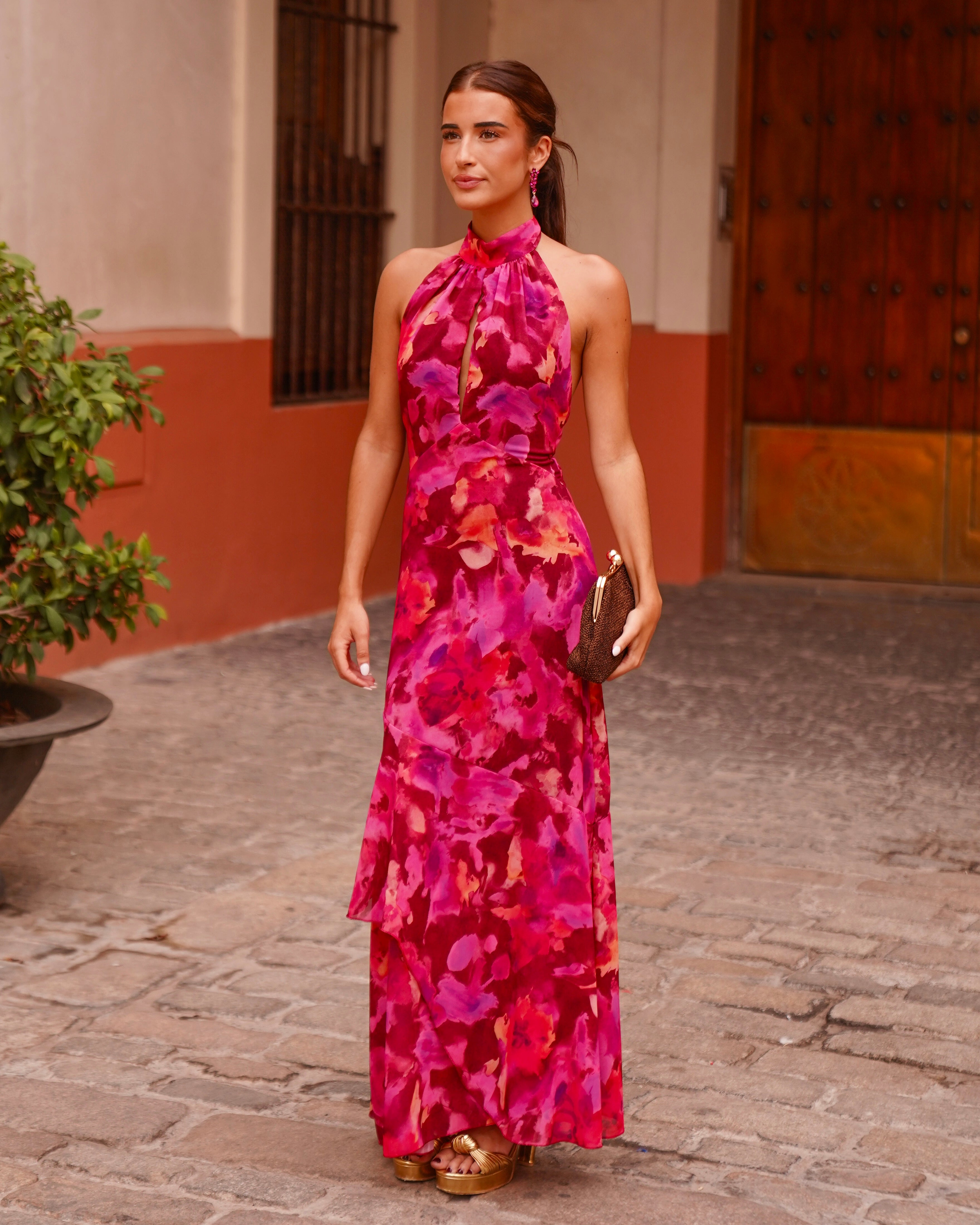 Vestido Toscana Rosa