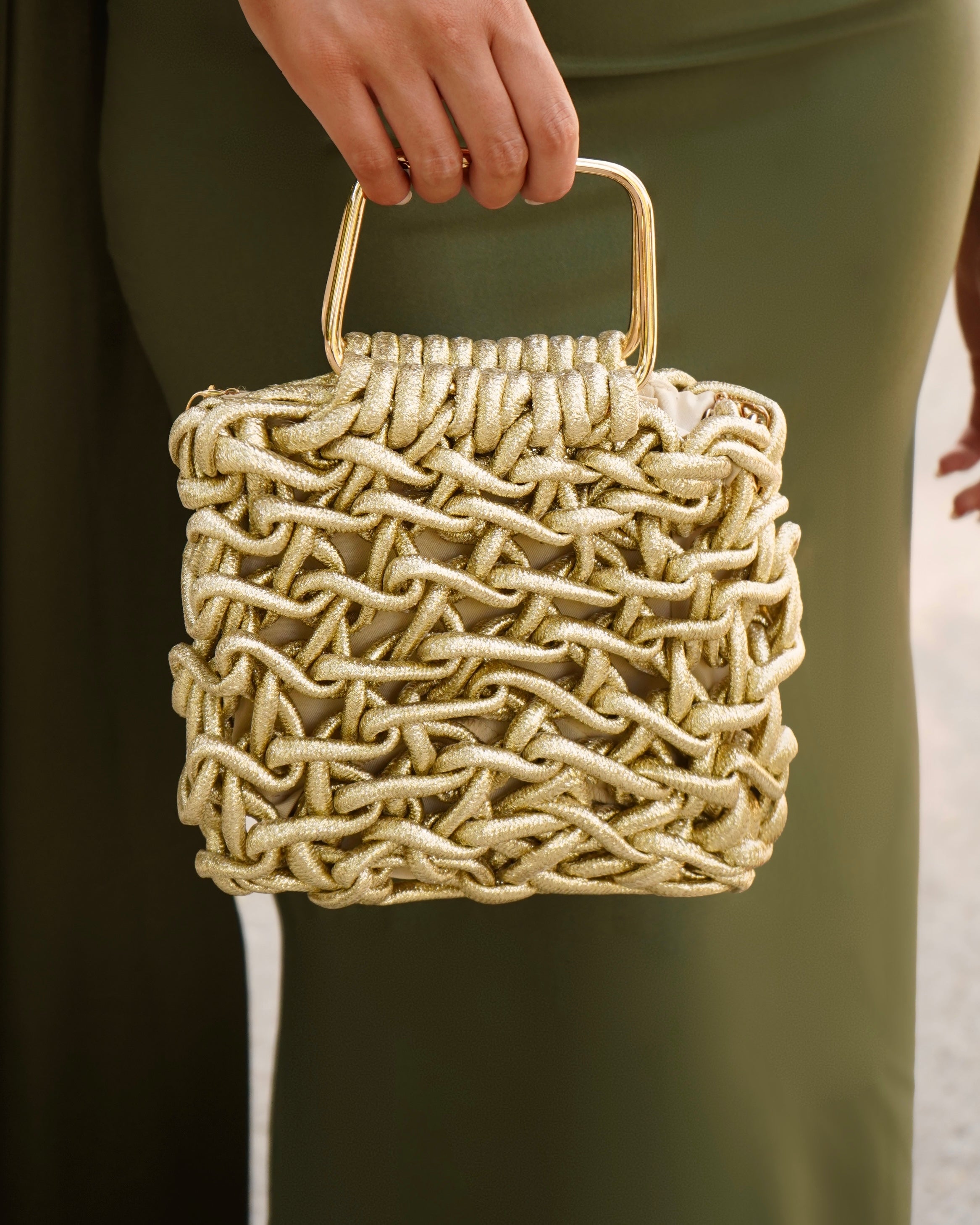 Bolso Túnez Dorado