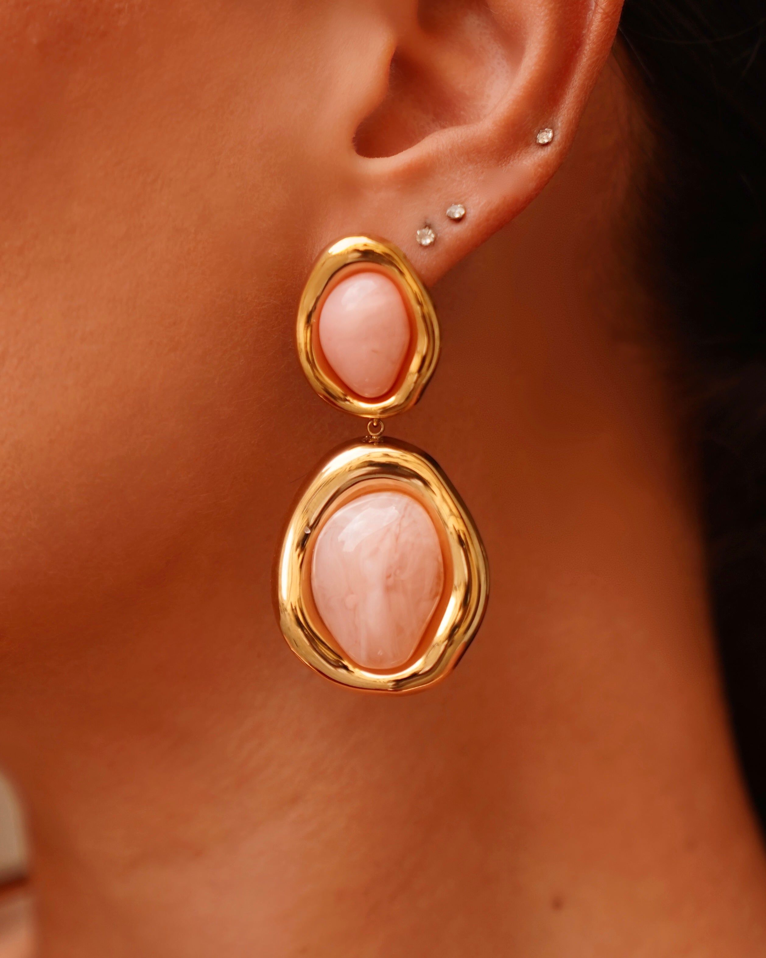 Pendientes Évora Rosa