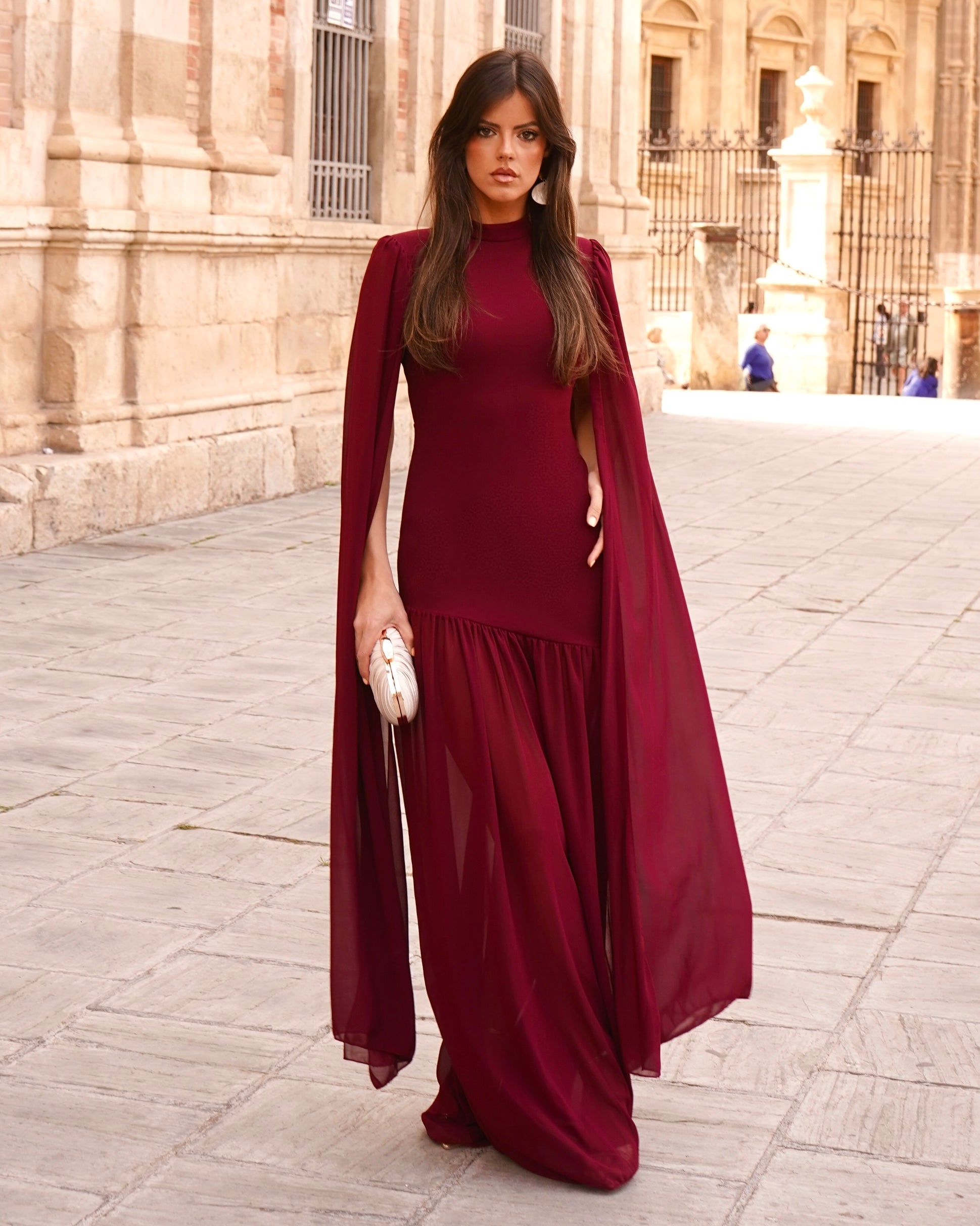 Vestido Gladis Burdeos