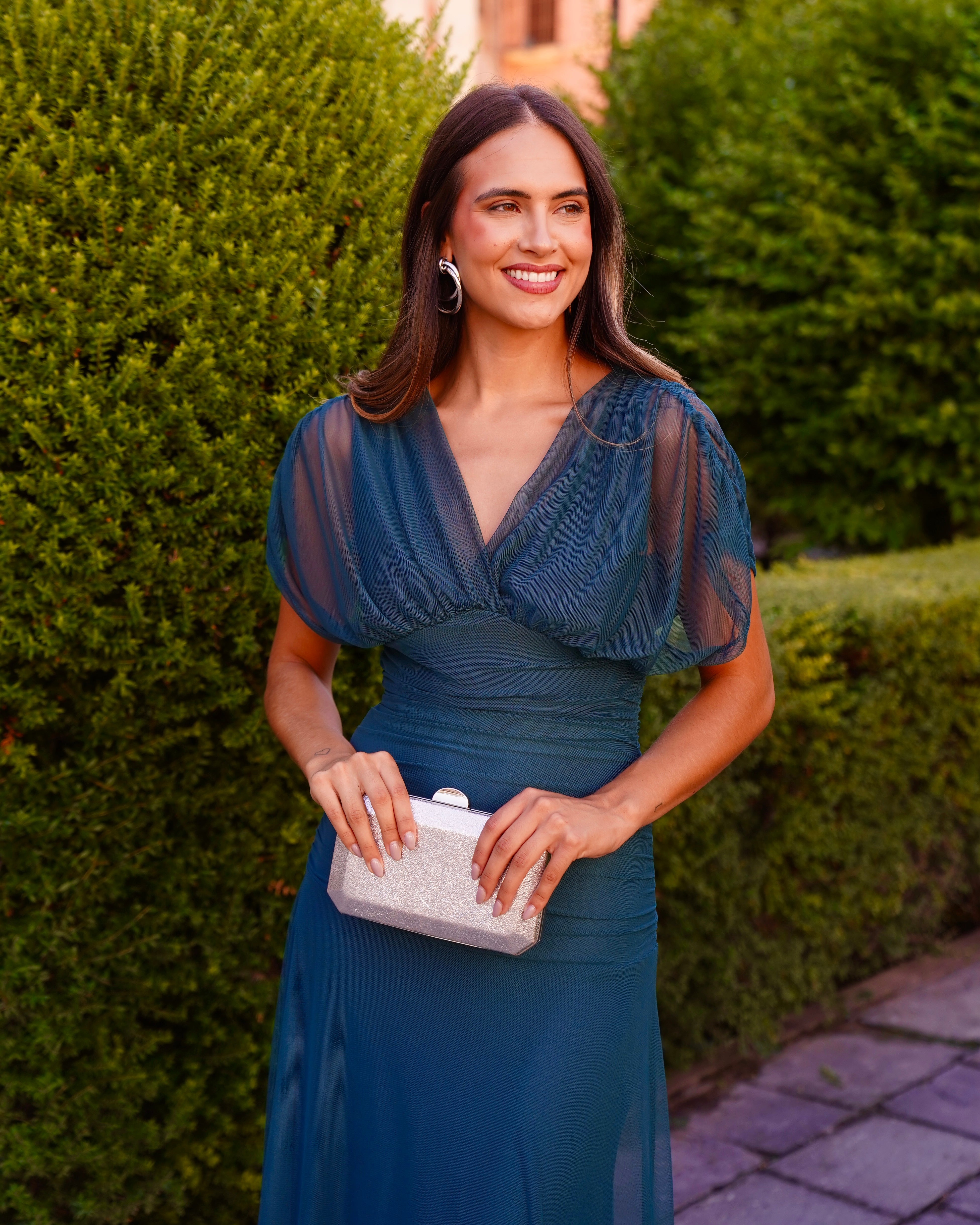 Vestido Carmela Petróleo