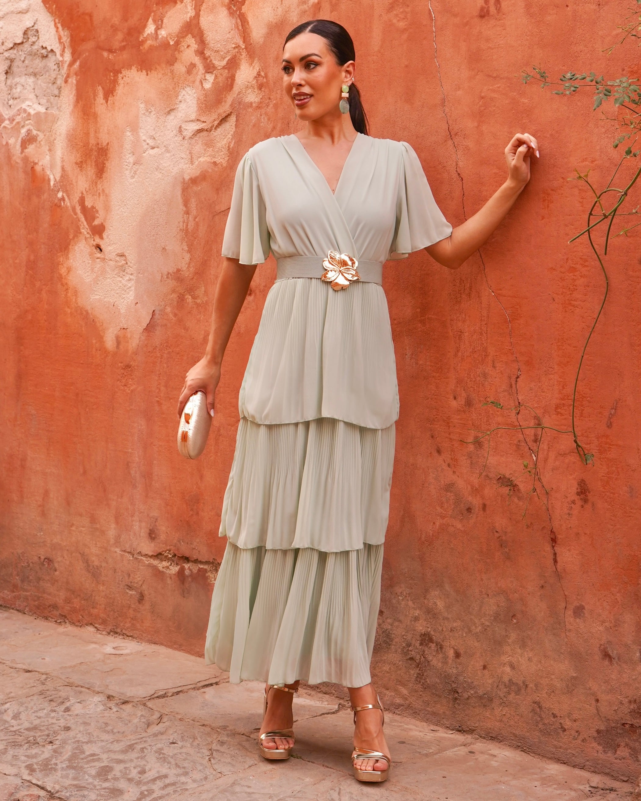 Vestido Adela Verde Menta