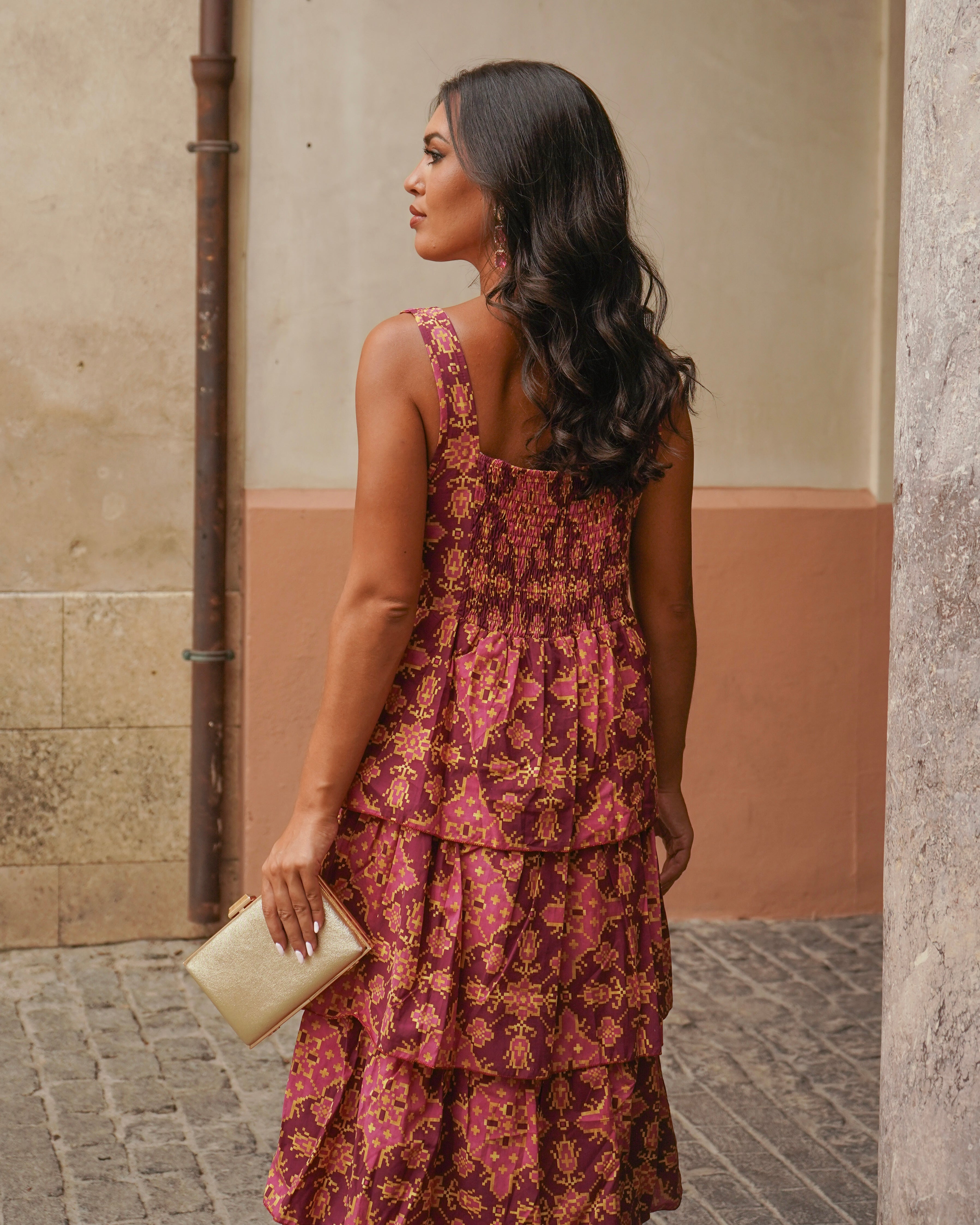 Vestido Casandra rosa