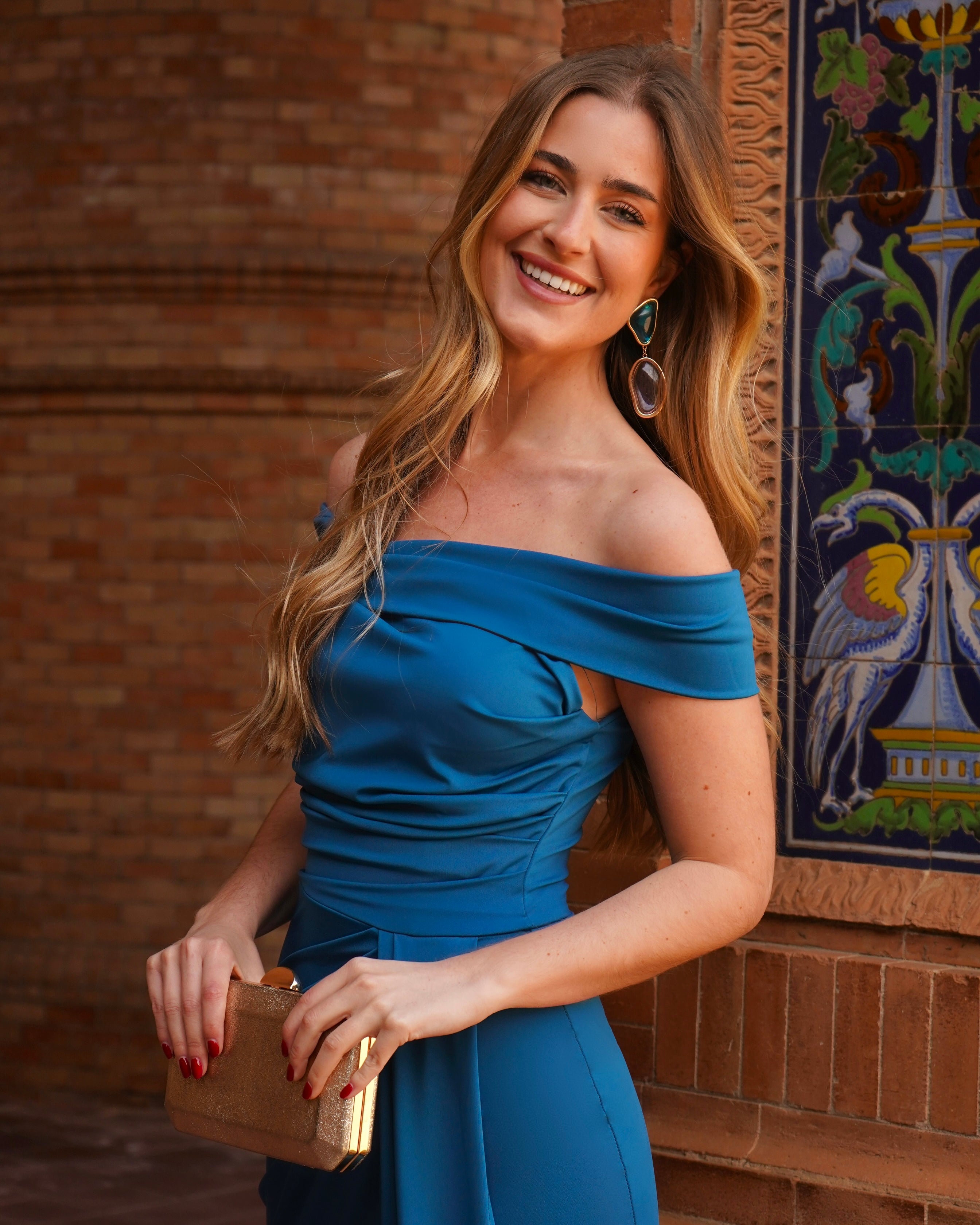 Vestido Venus Azulado