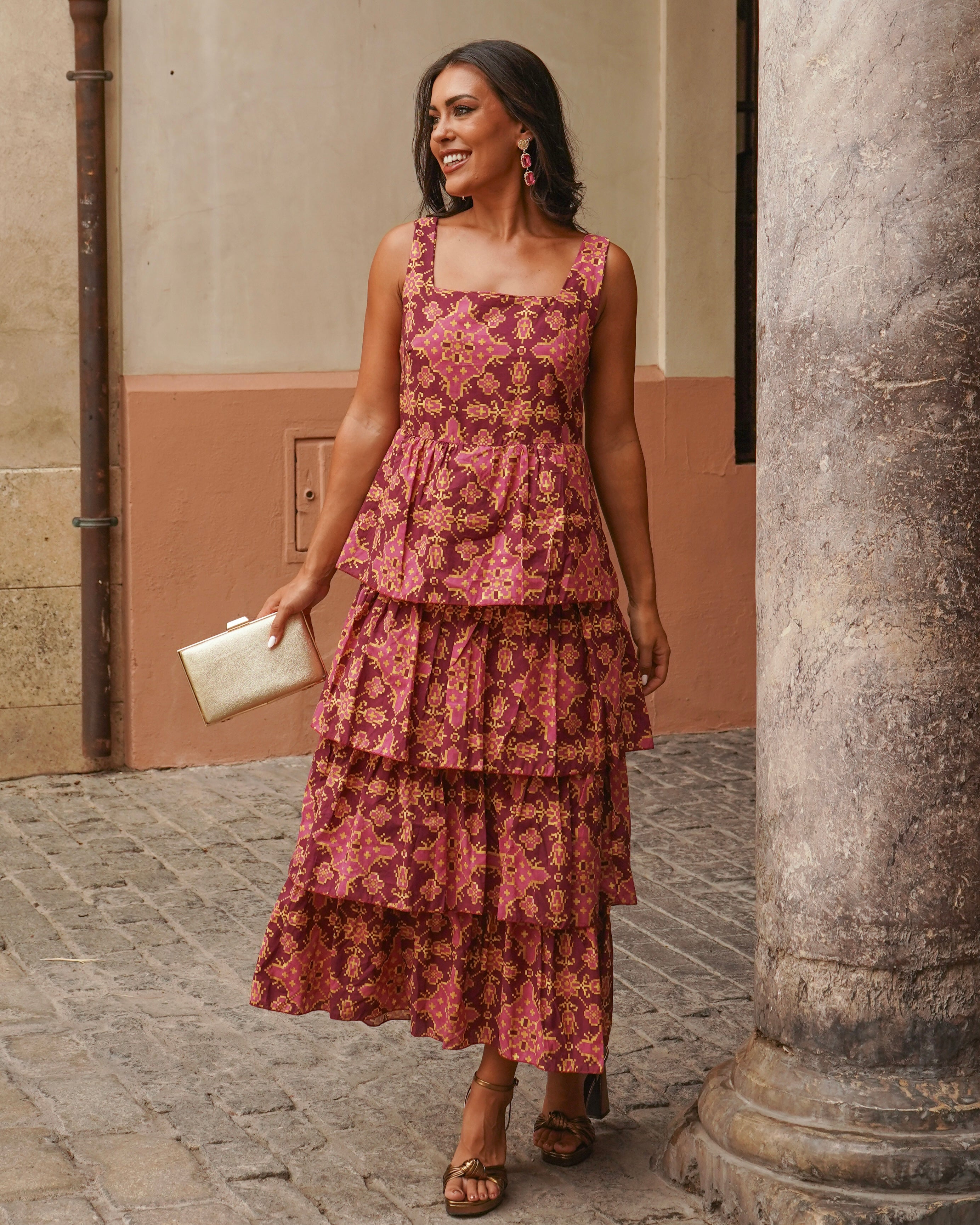 Vestido Casandra rosa