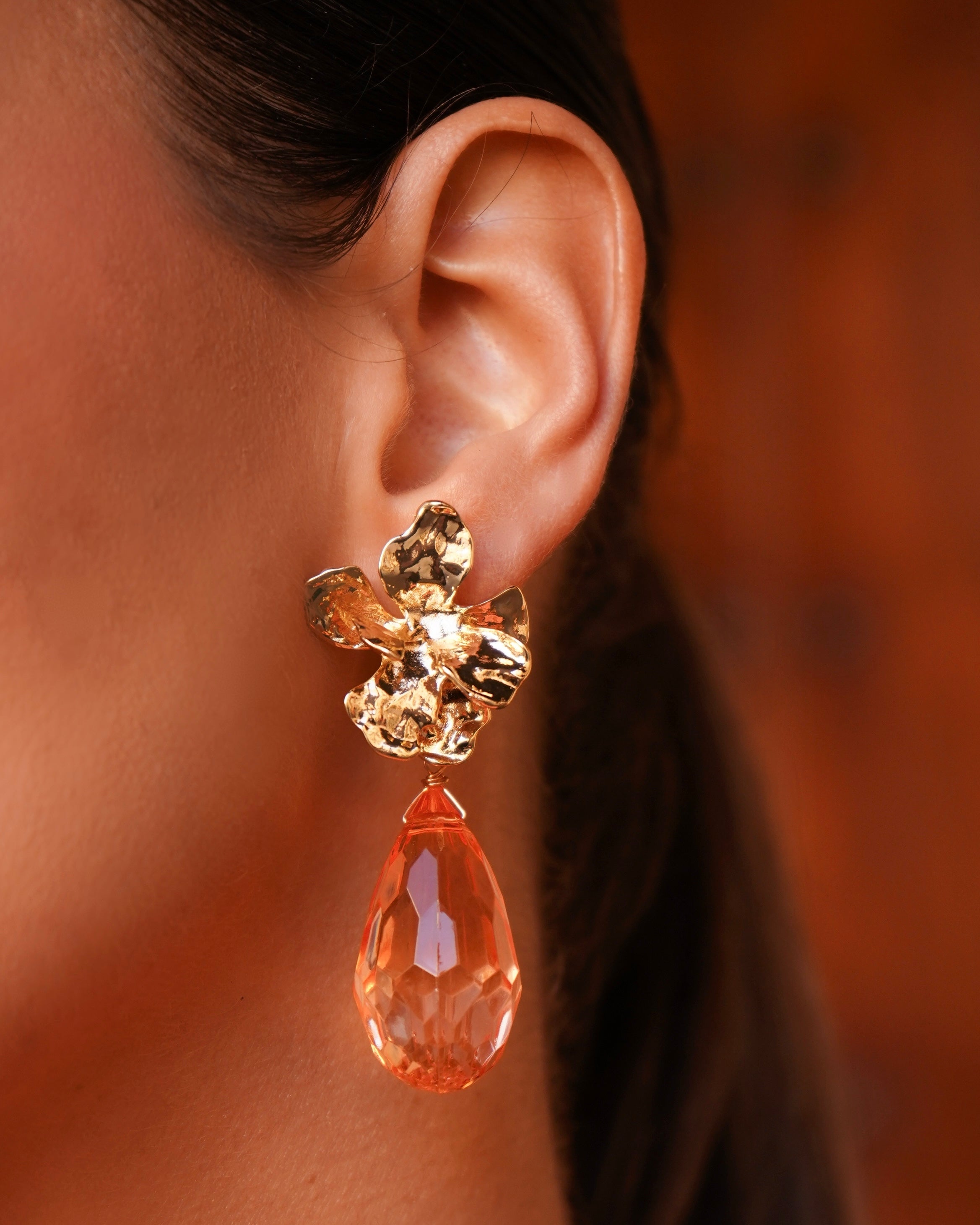 Pendientes Eva Naranja