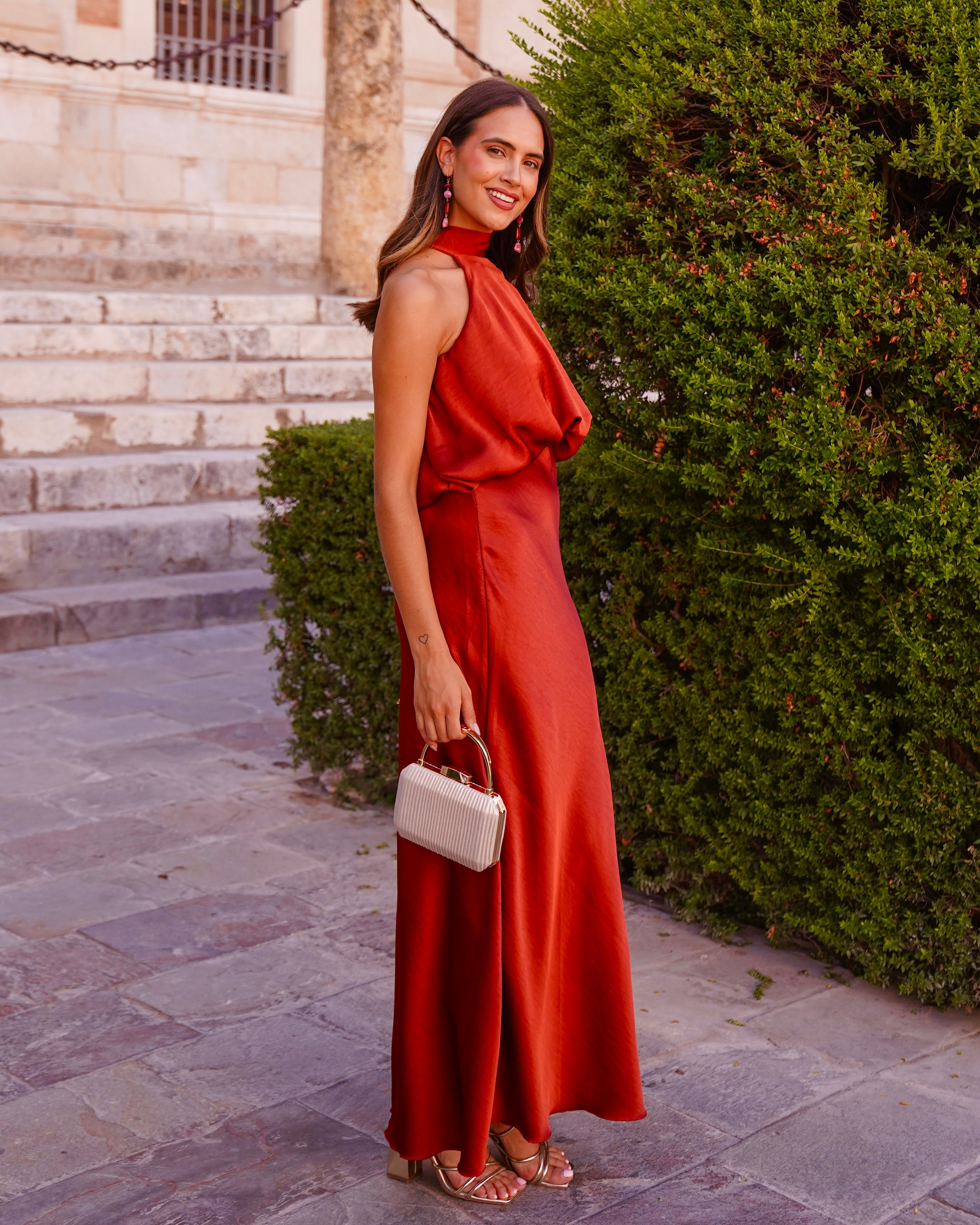 Vestido Priscilla Teja
