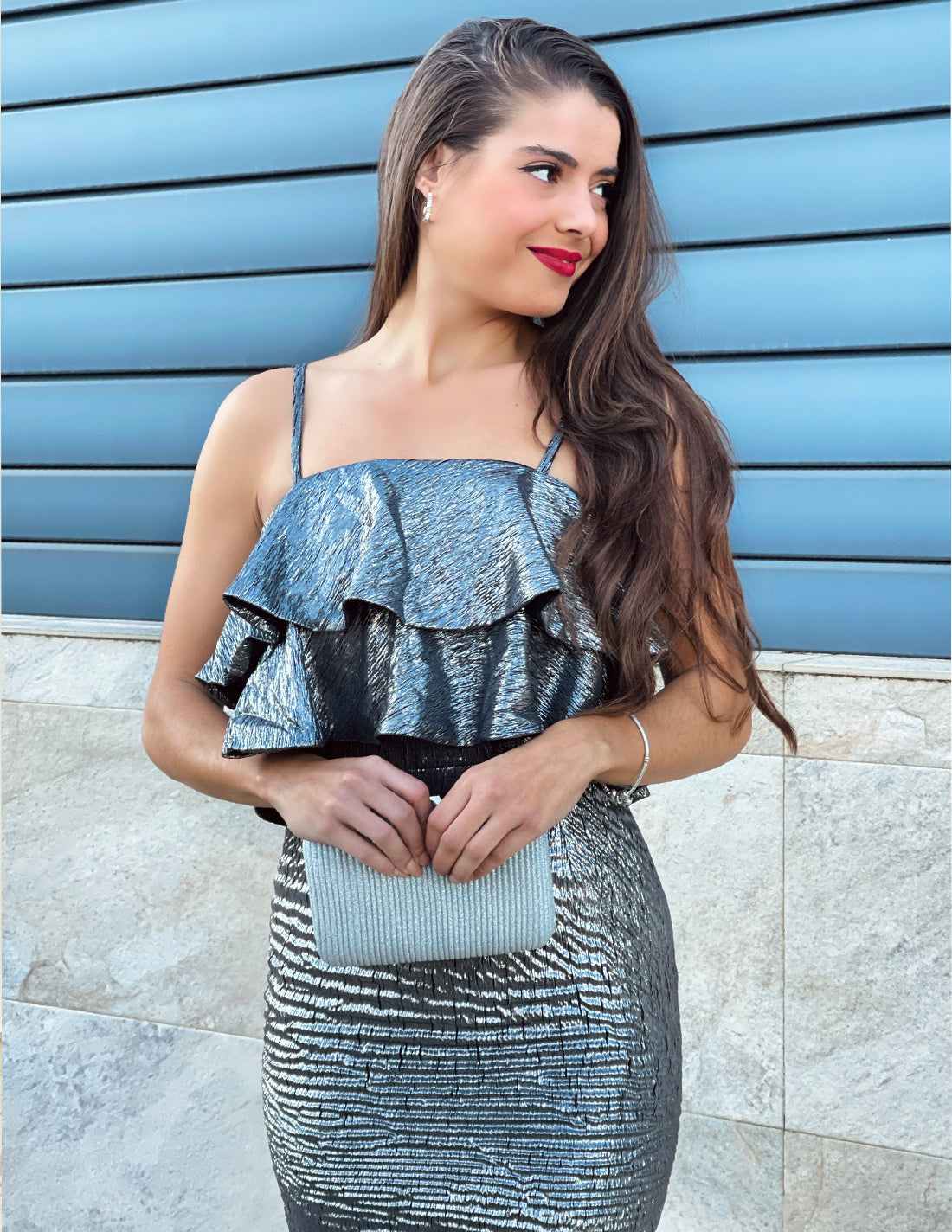 Vestido Korney Plata