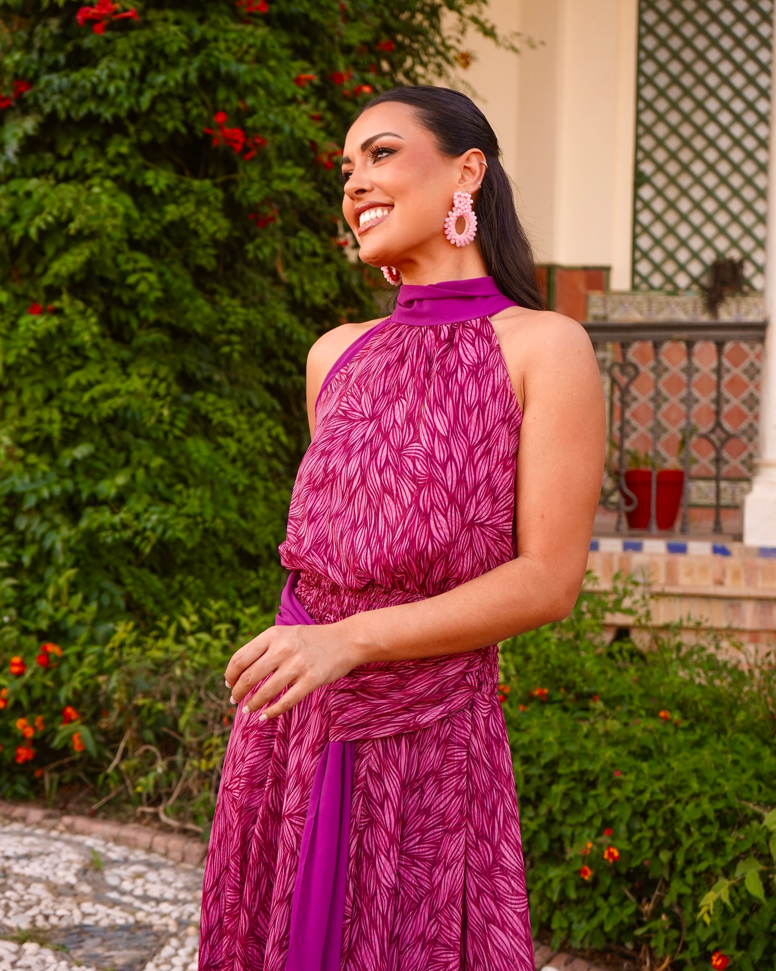 Vestido Maya Buganvilla