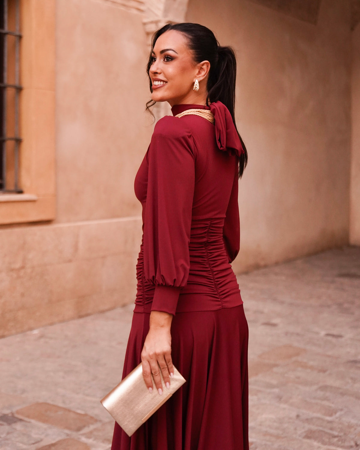 Vestido Ivanna Burdeos