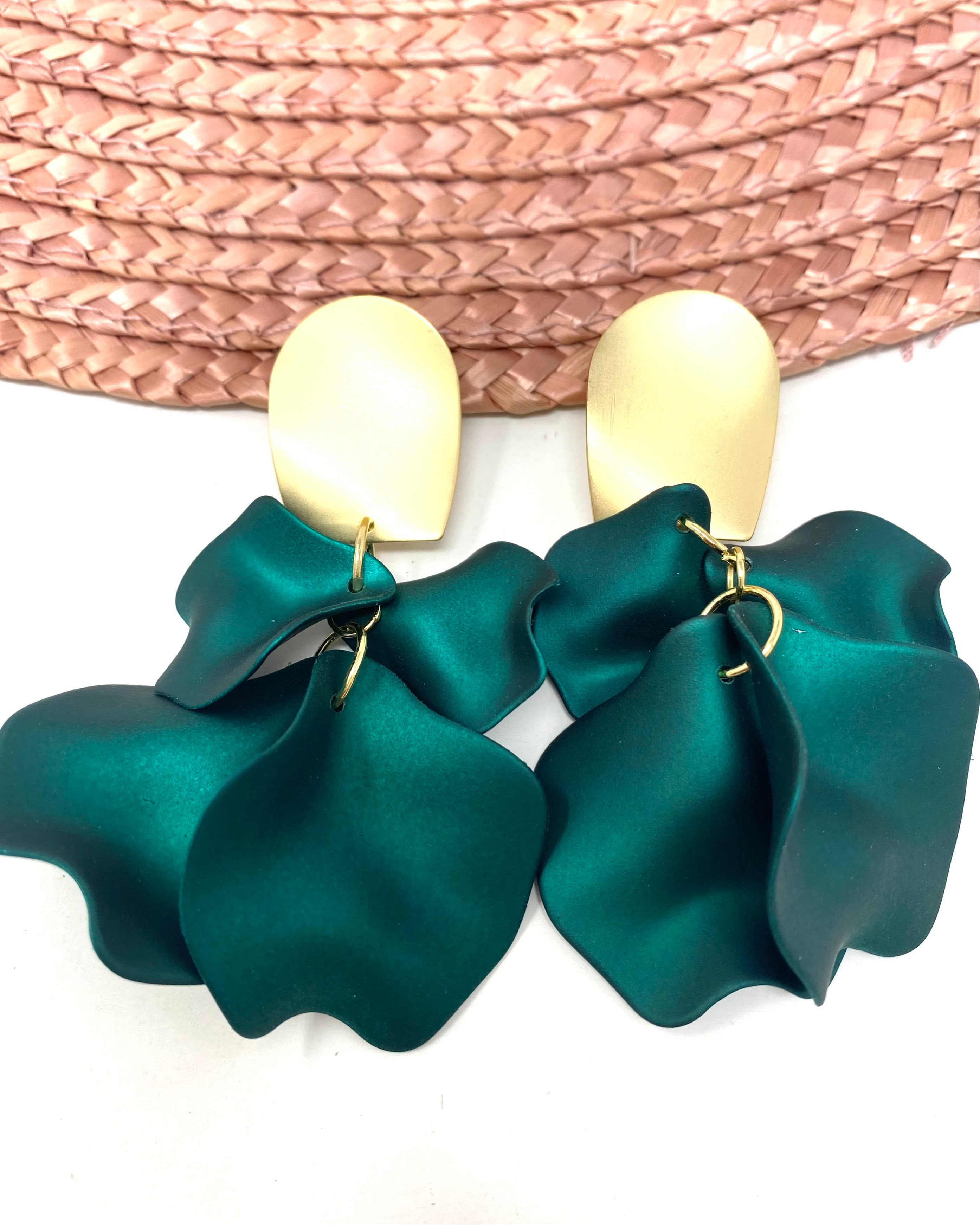 Pendientes Aurora Verde