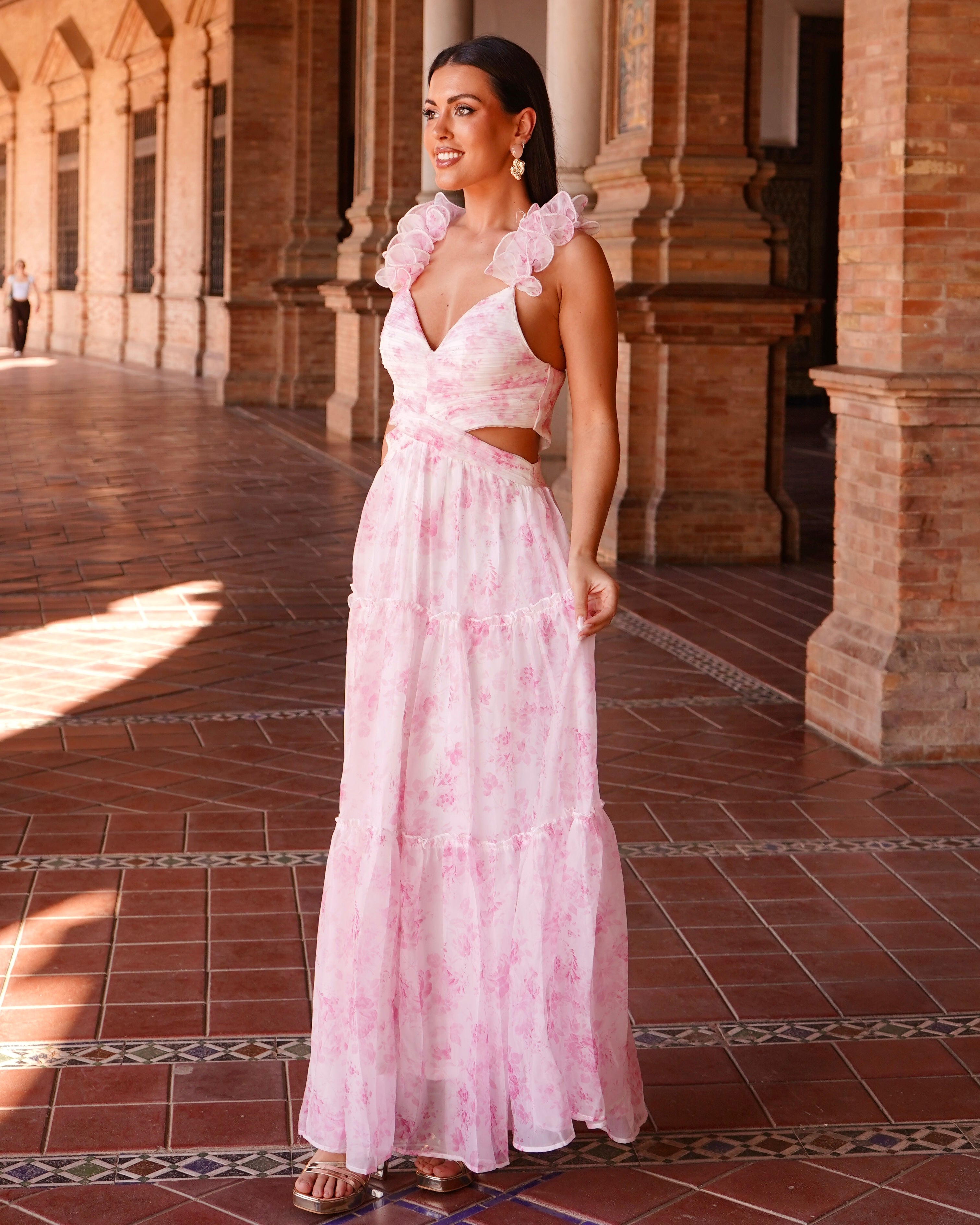 Vestido Corina Rosa