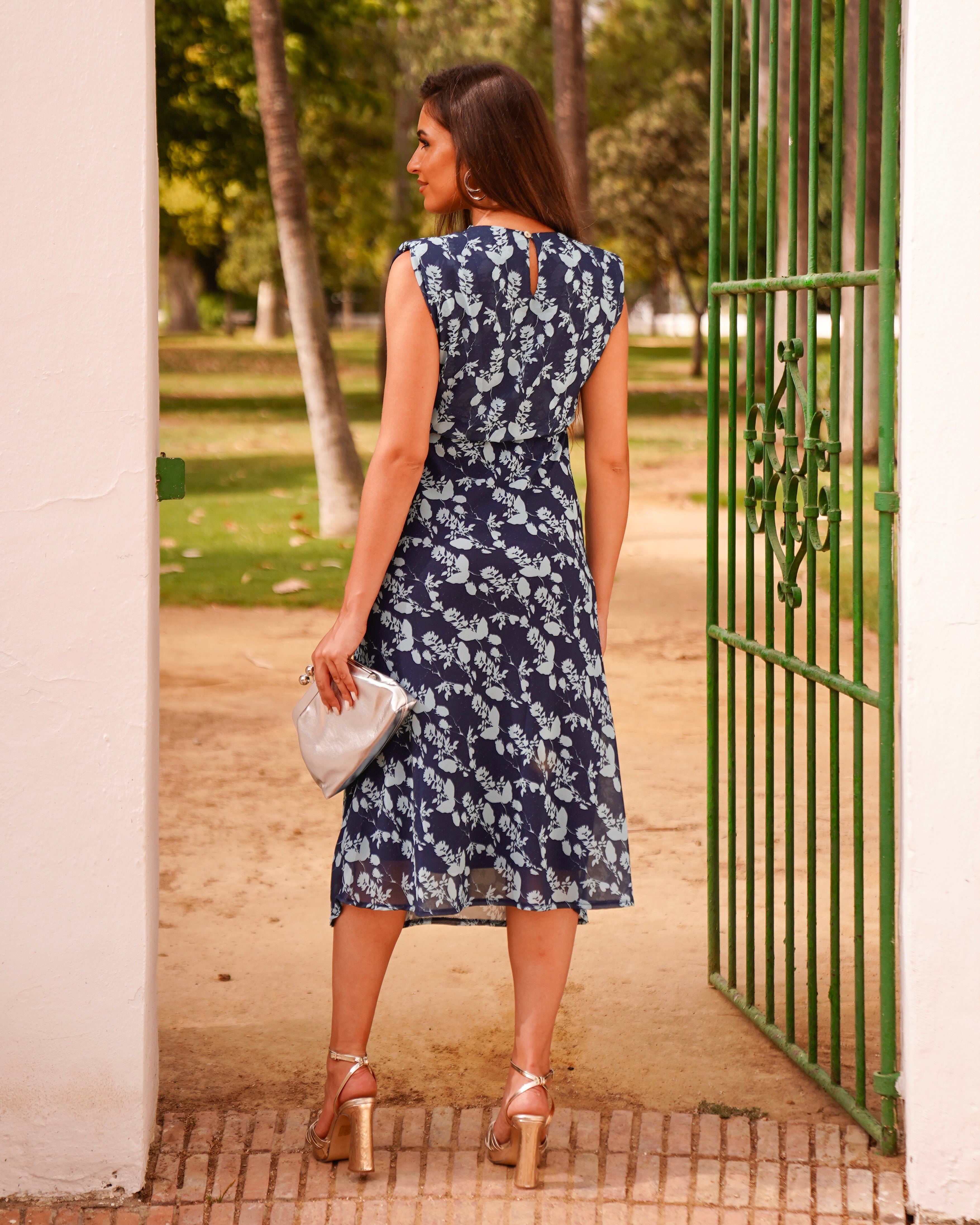 Vestido Sonia Marino/Celeste