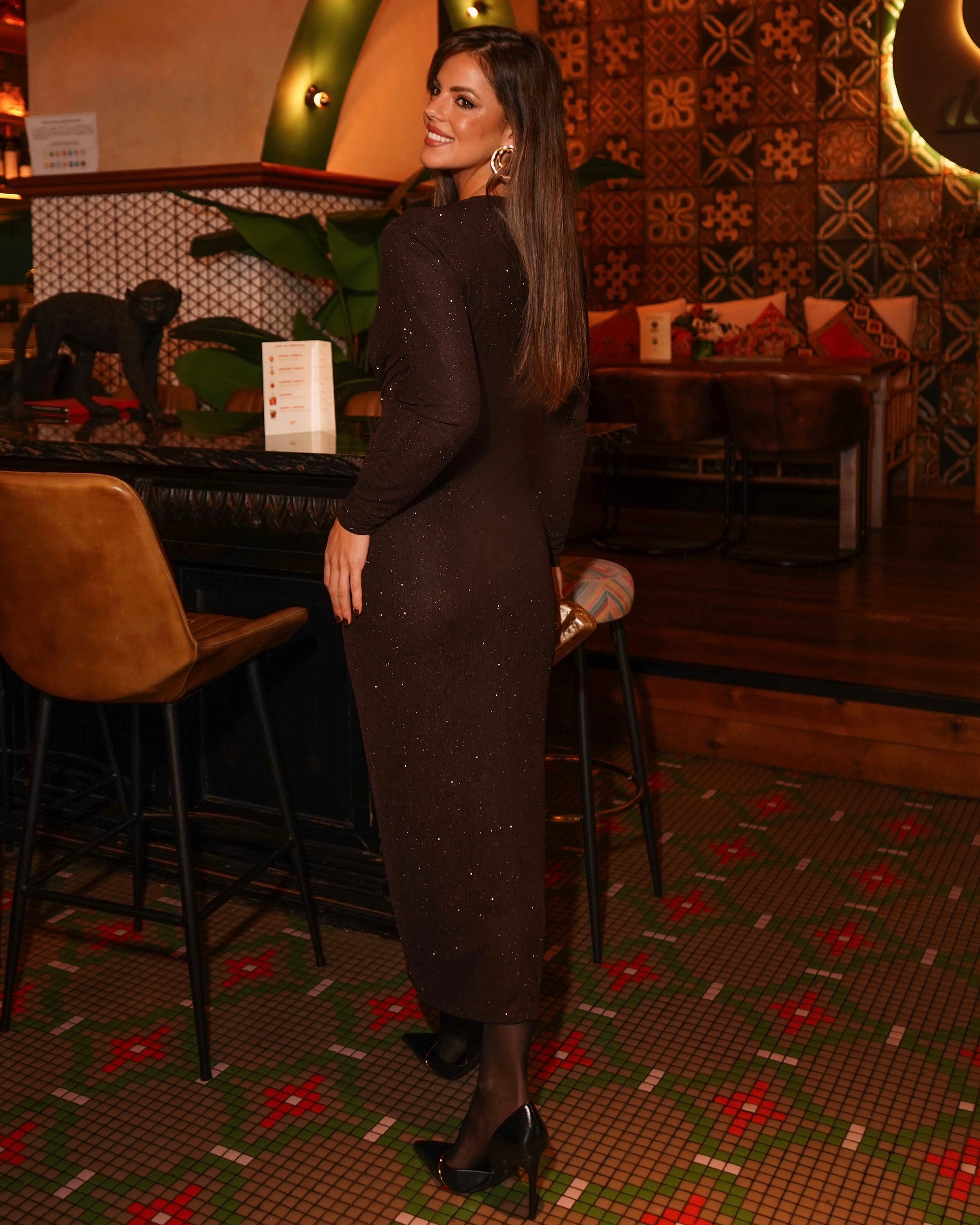 Vestido Carol chocolate