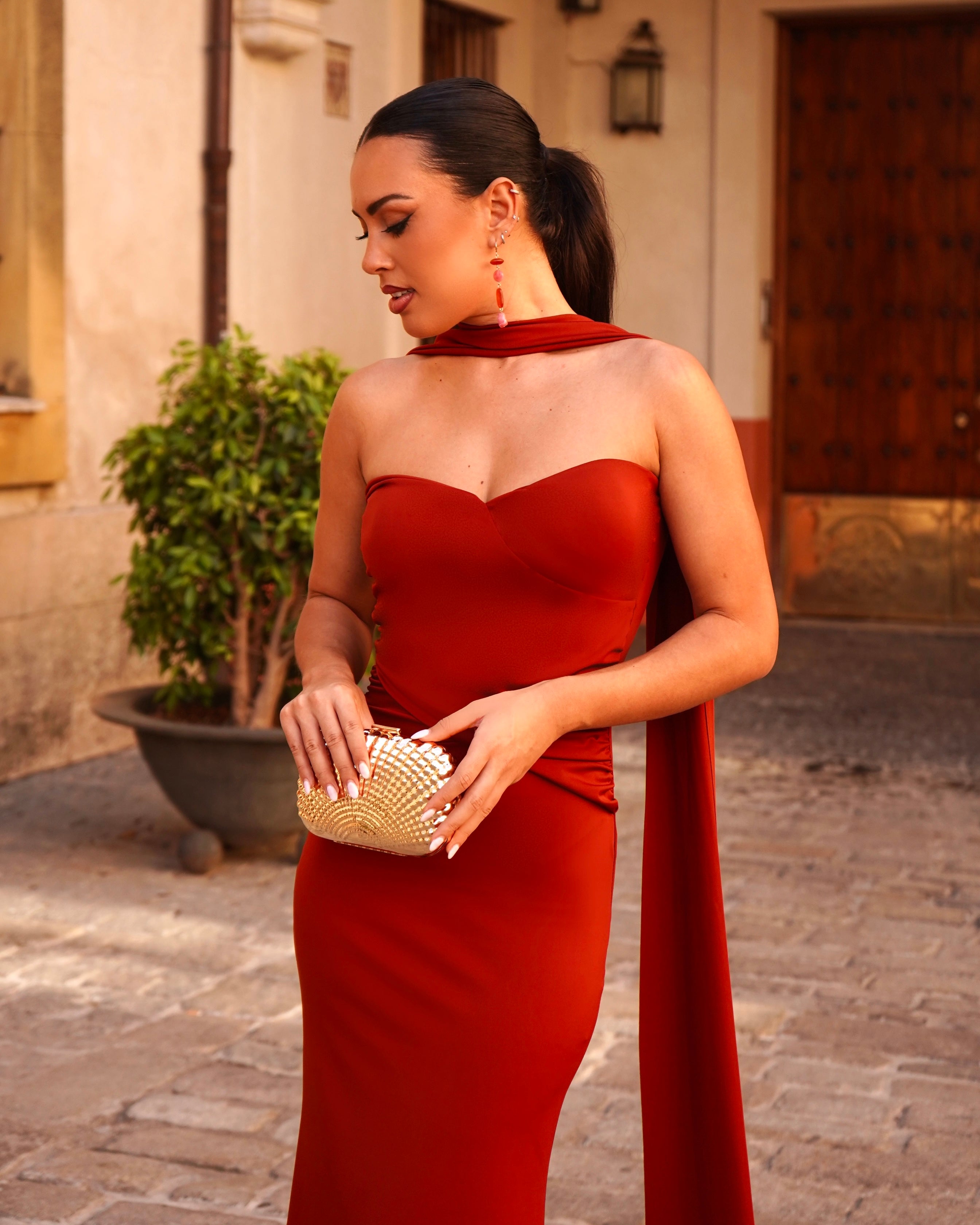 Vestido Madelina Teja