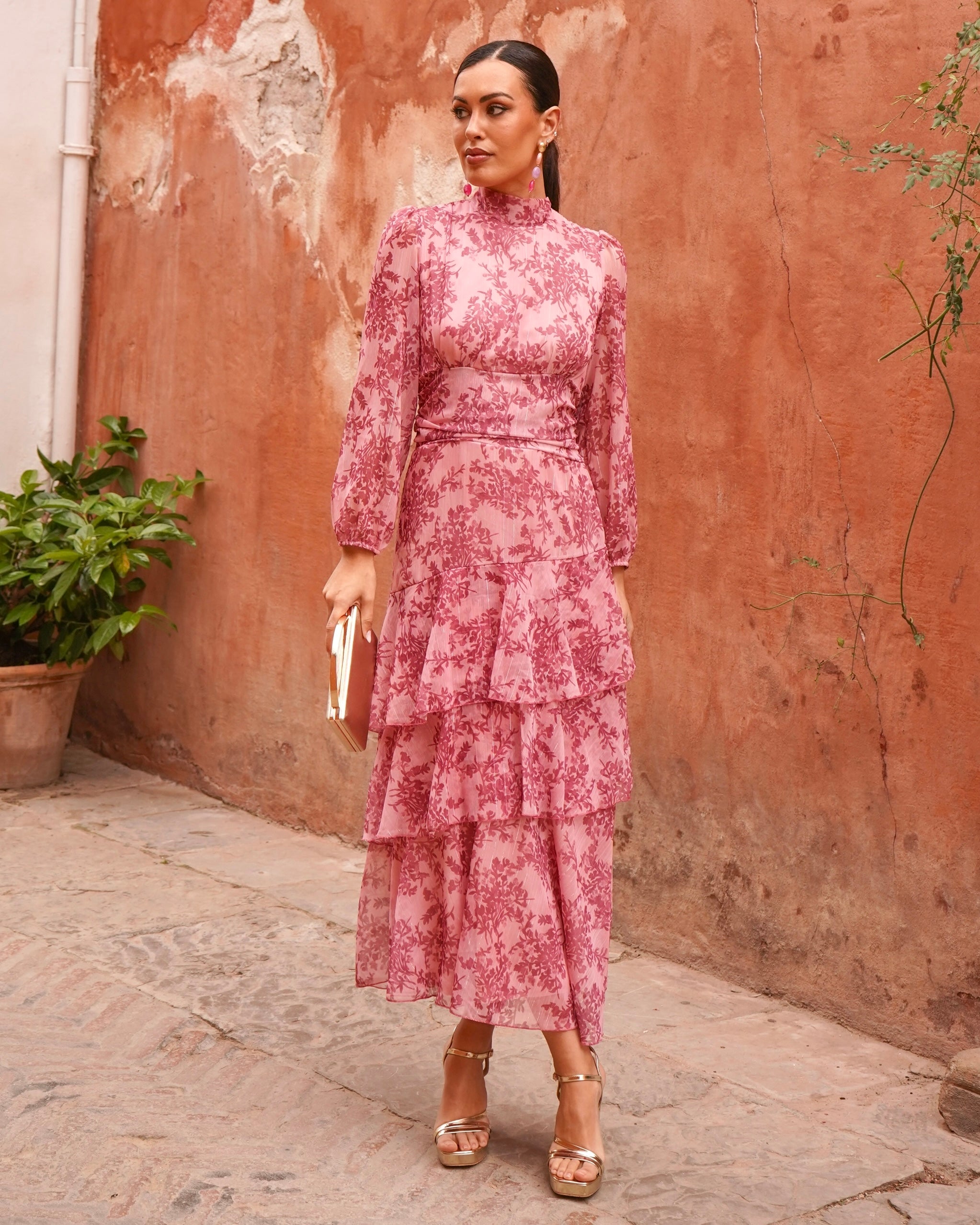 Vestido Marisol Rosáceo