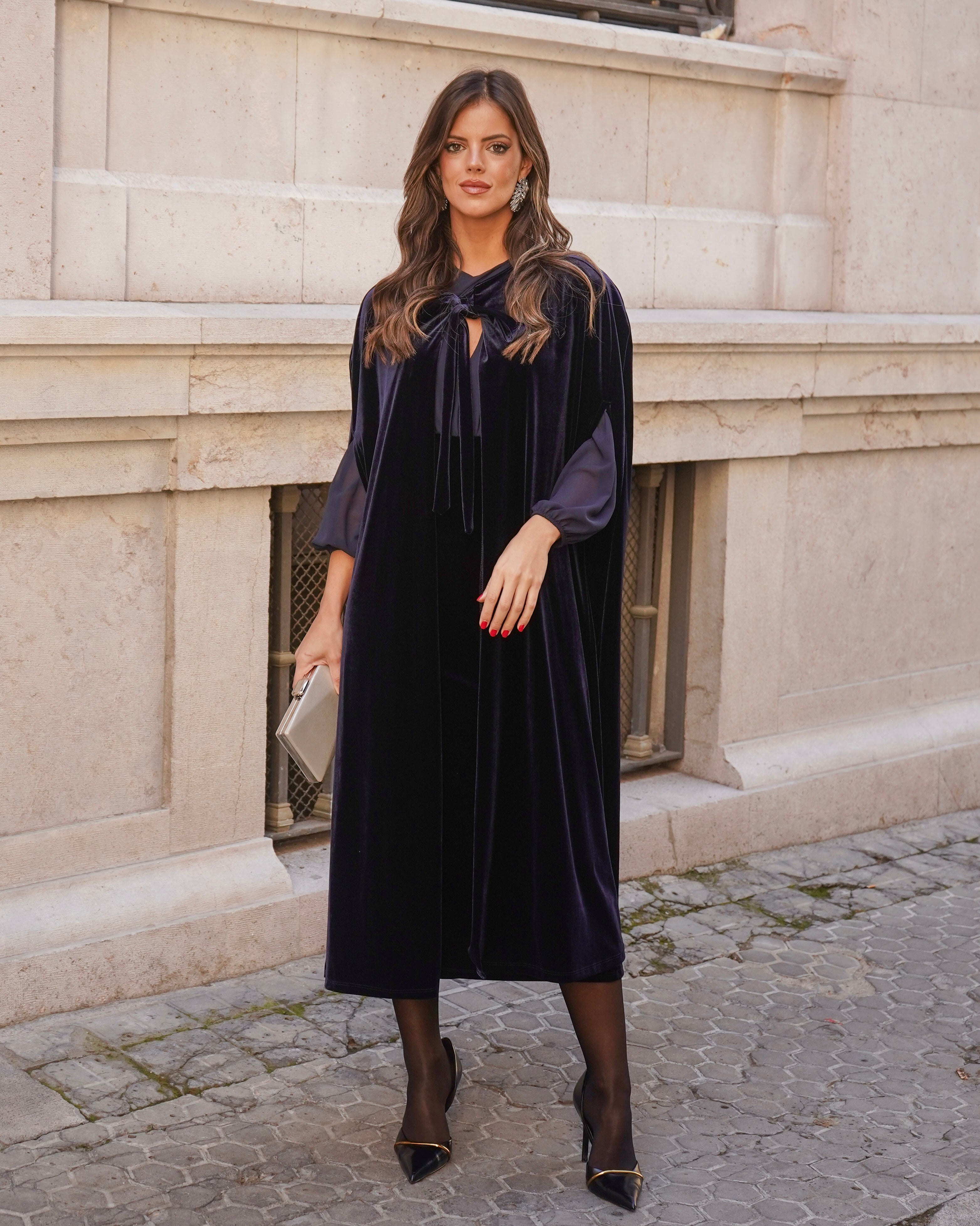 Vestido Victoria marino