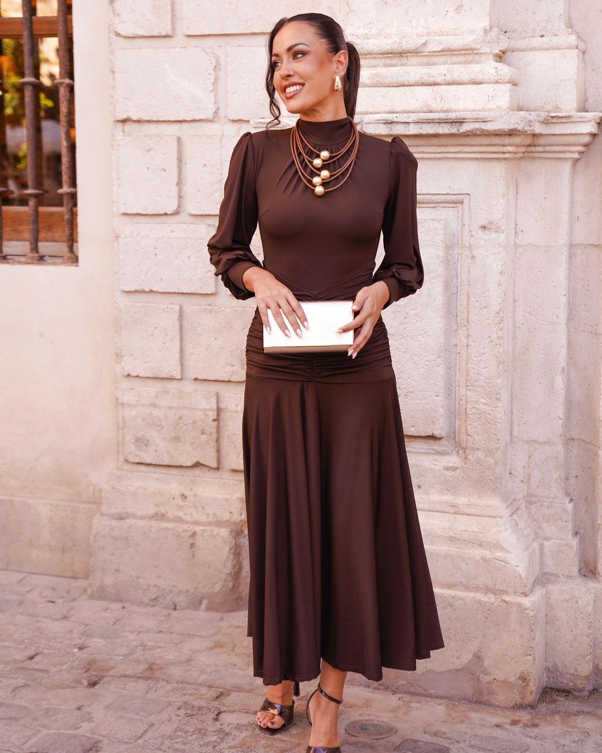 Vestido Ivanna Chocolate