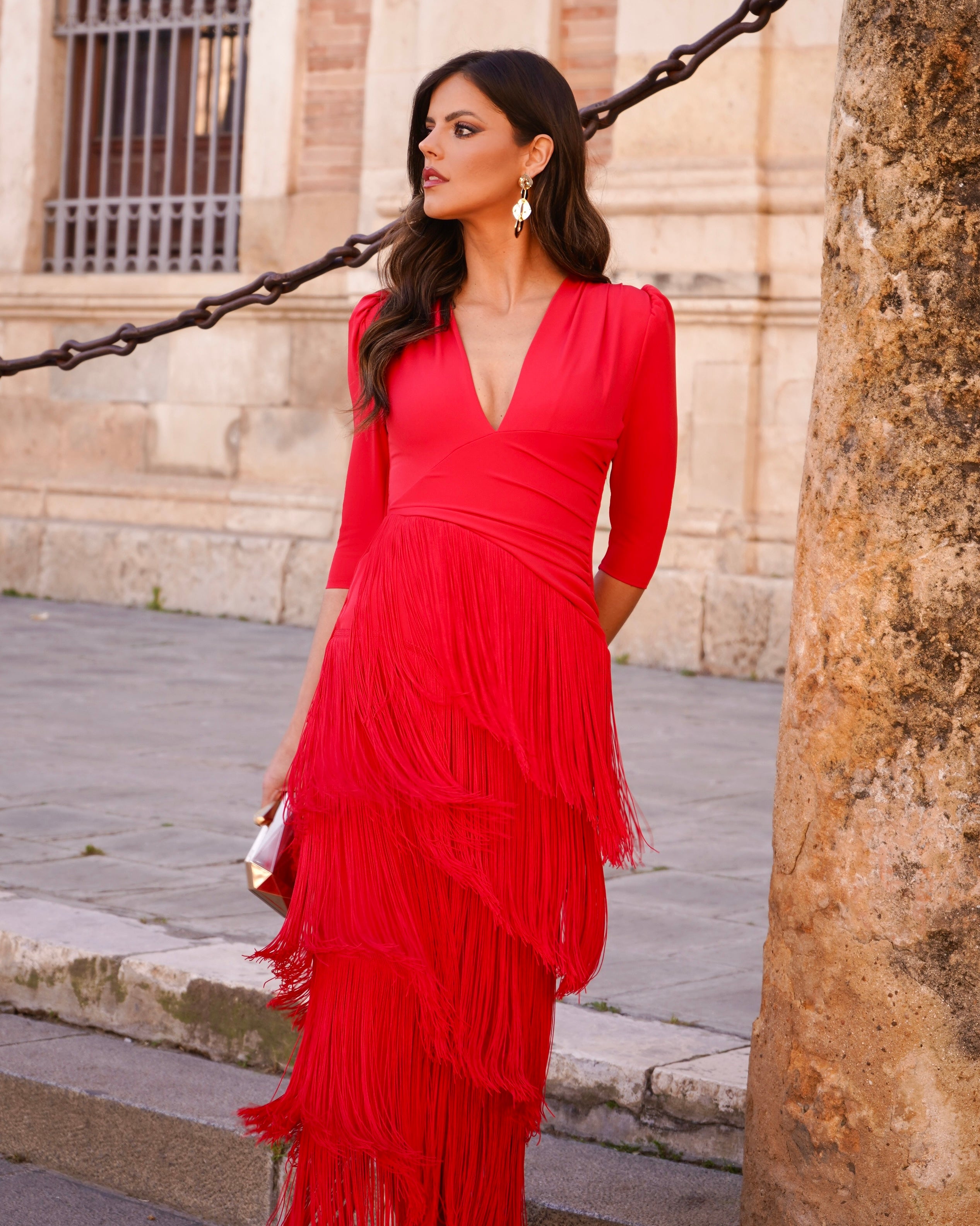 Vestido Cartuja Rojo