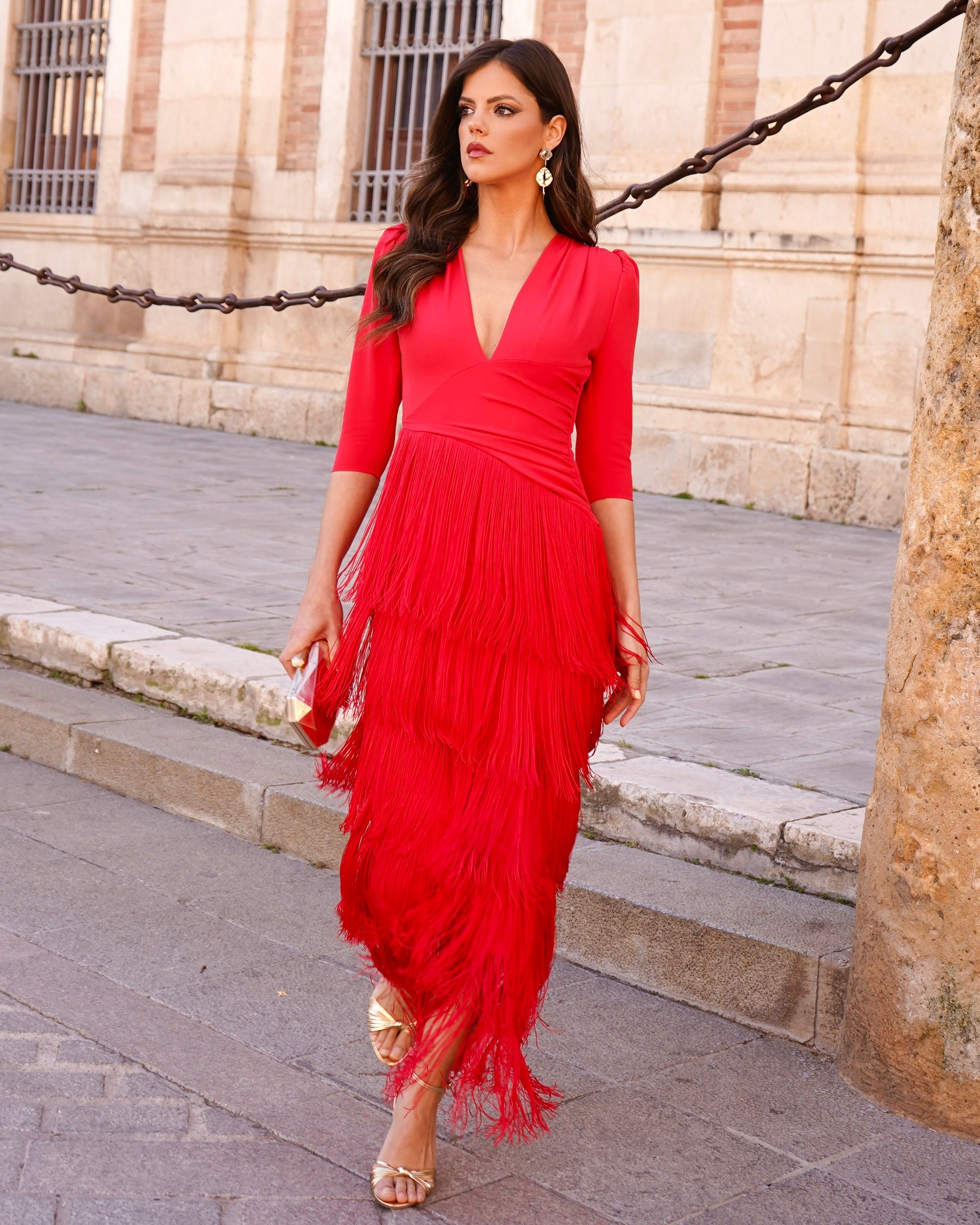 Vestido Cartuja Rojo