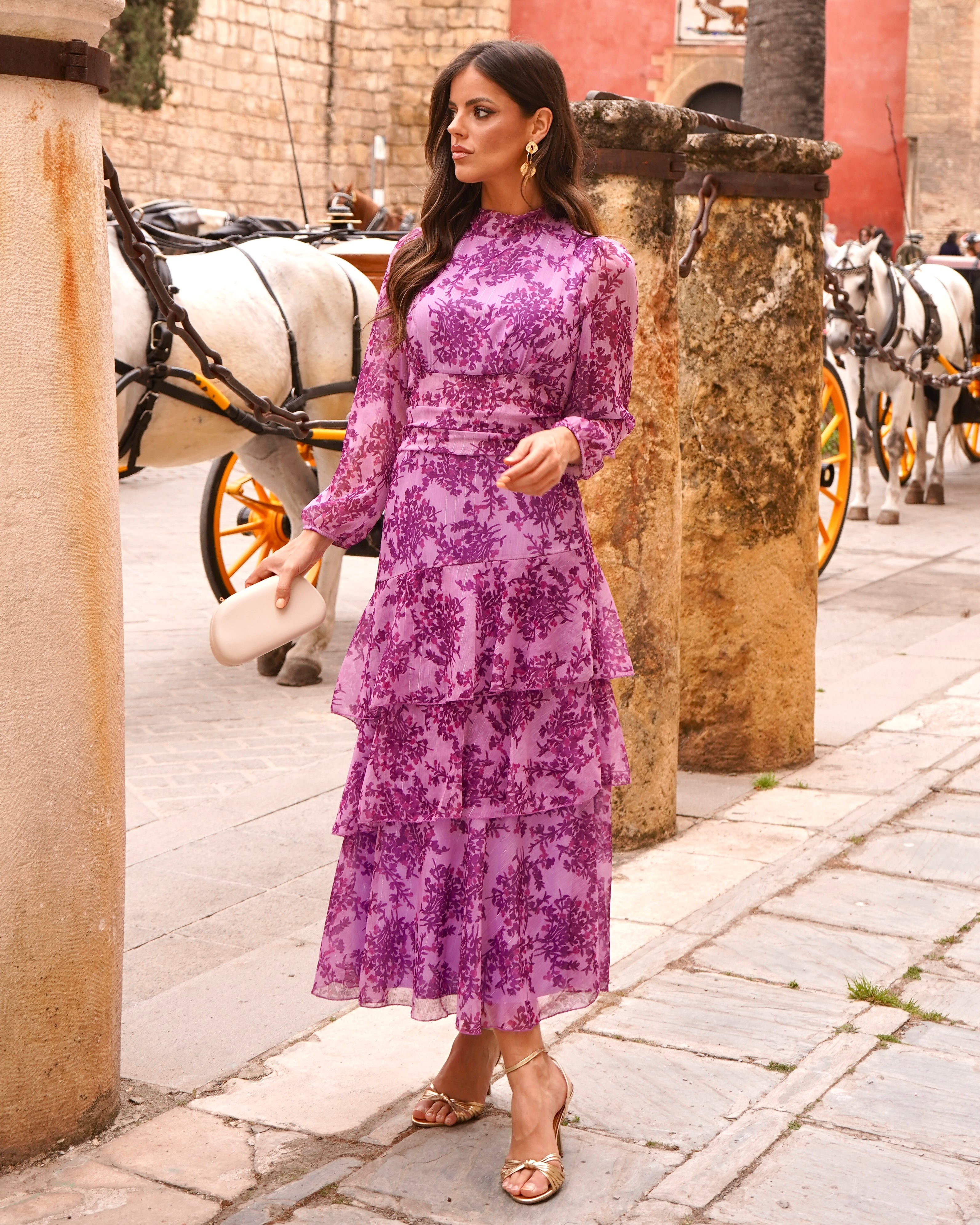 Vestido Marisol Buganvilla