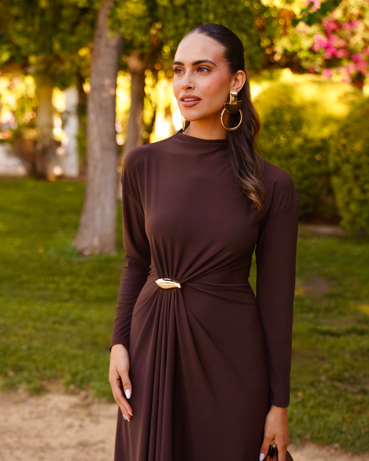 Vestido Estela Chocolate