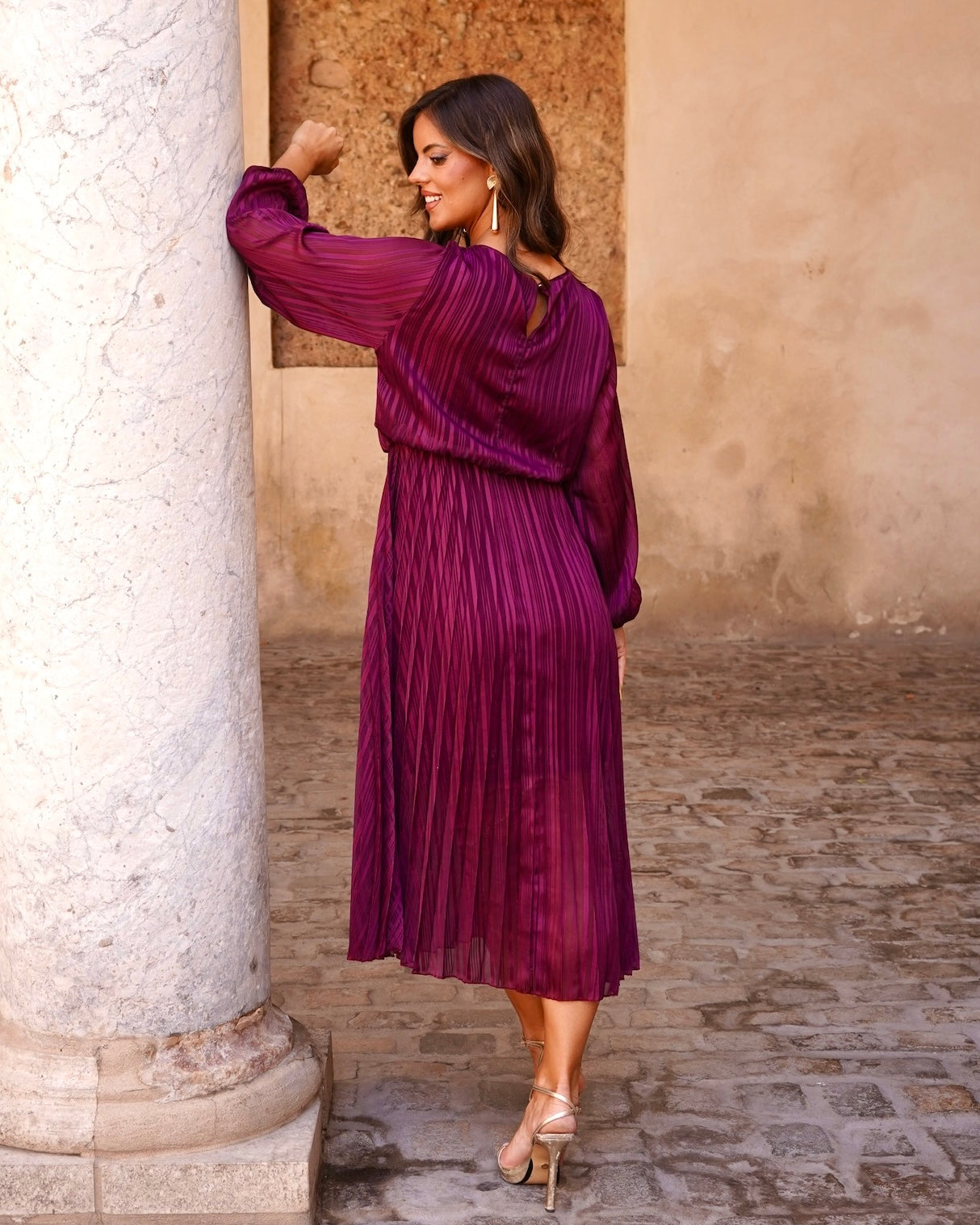 Vestido Genoveva Buganvilla