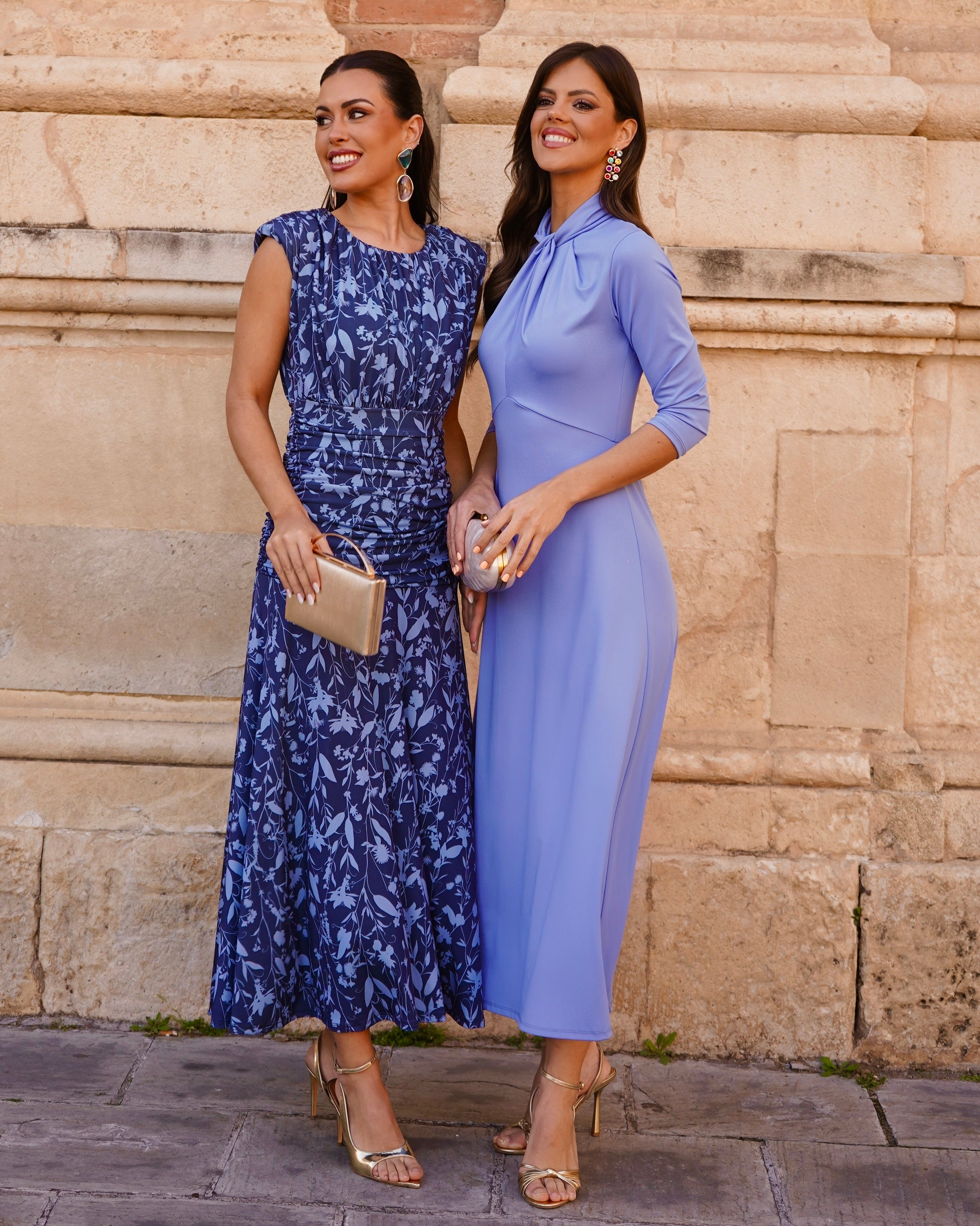 Vestido Camelia Azul