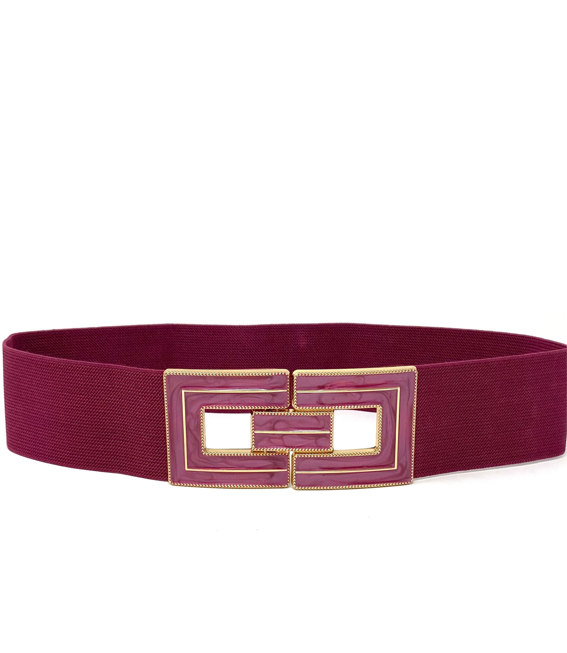 Cinturón Málaga berenjena