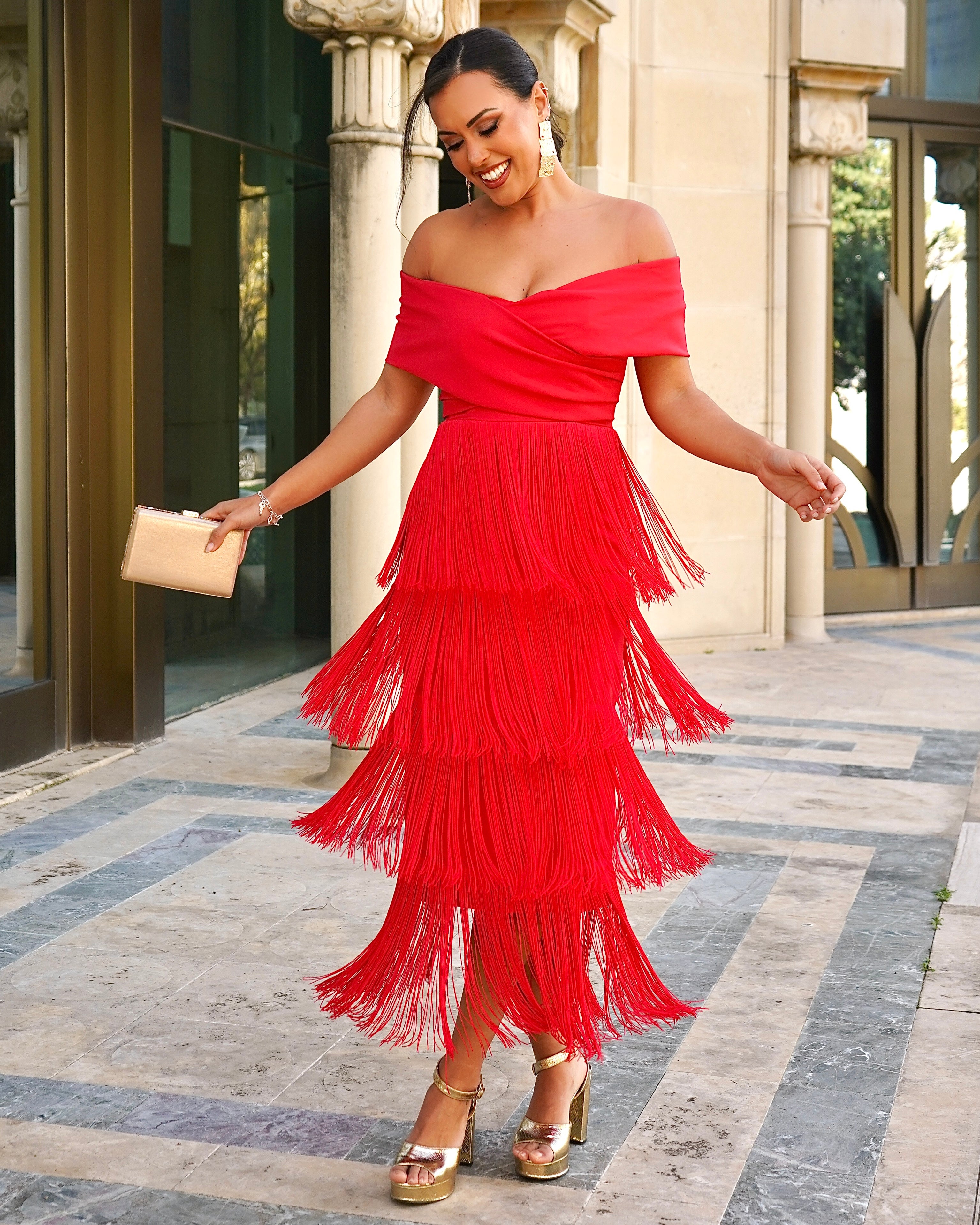 Vestido Afrodita Rojo
