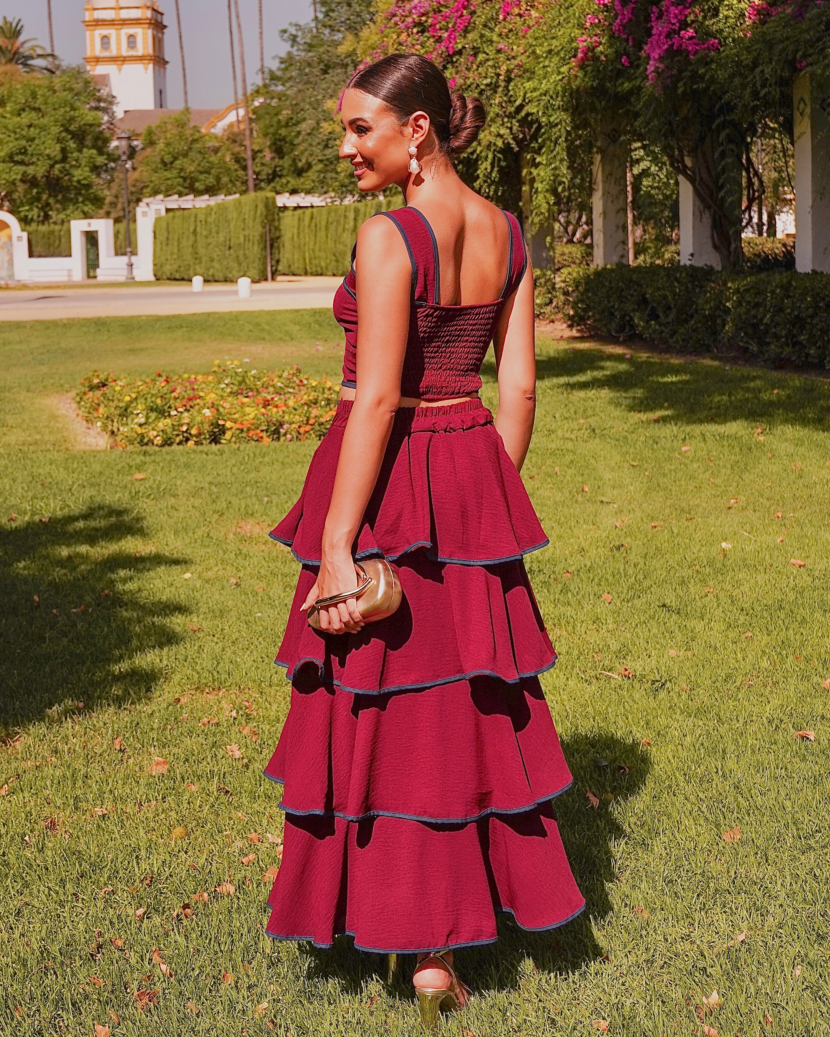 Conjunto Mafalda Burdeos